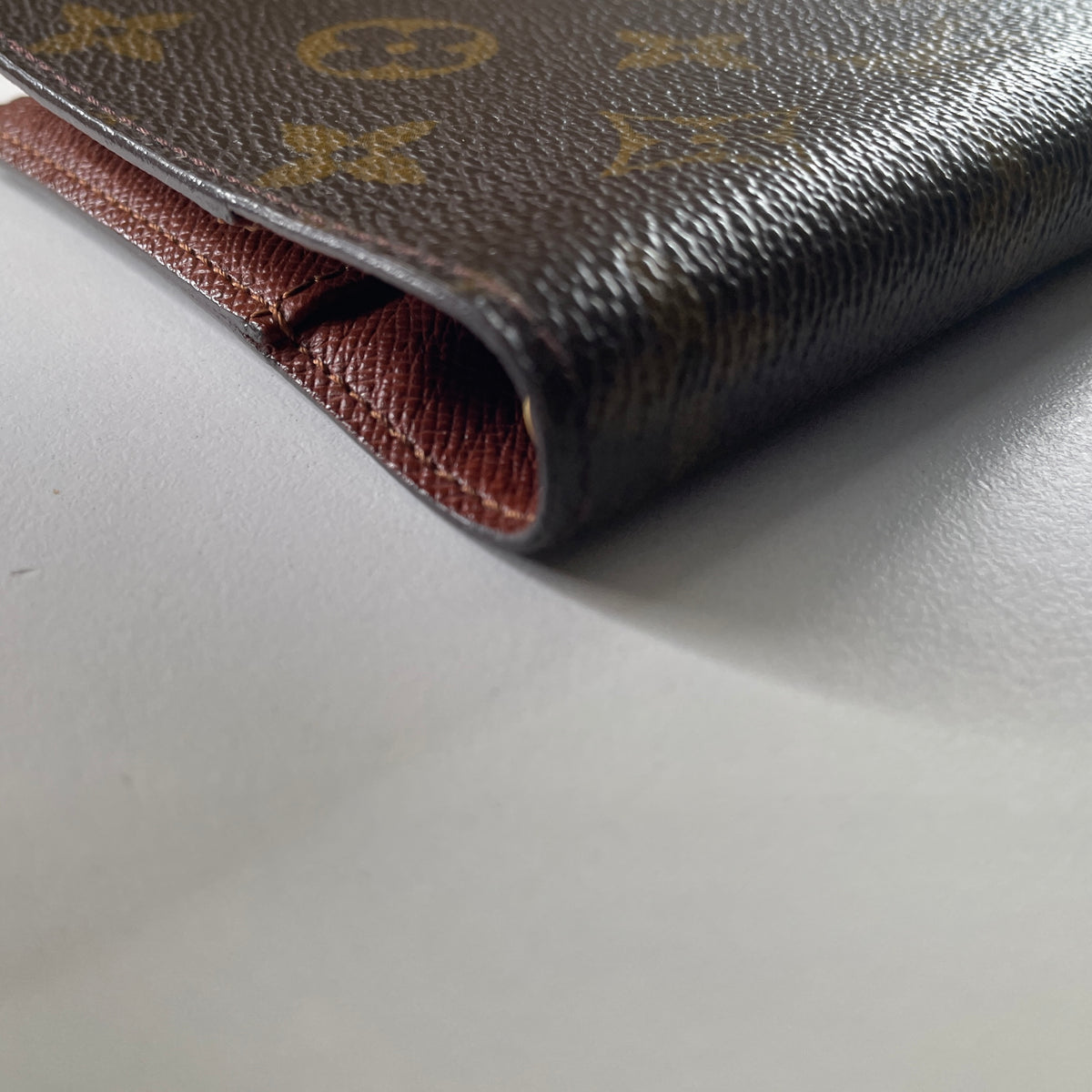 Louis Vuitton Vintage - Agenda in Pelle Monogramma e Pelle - Marrone