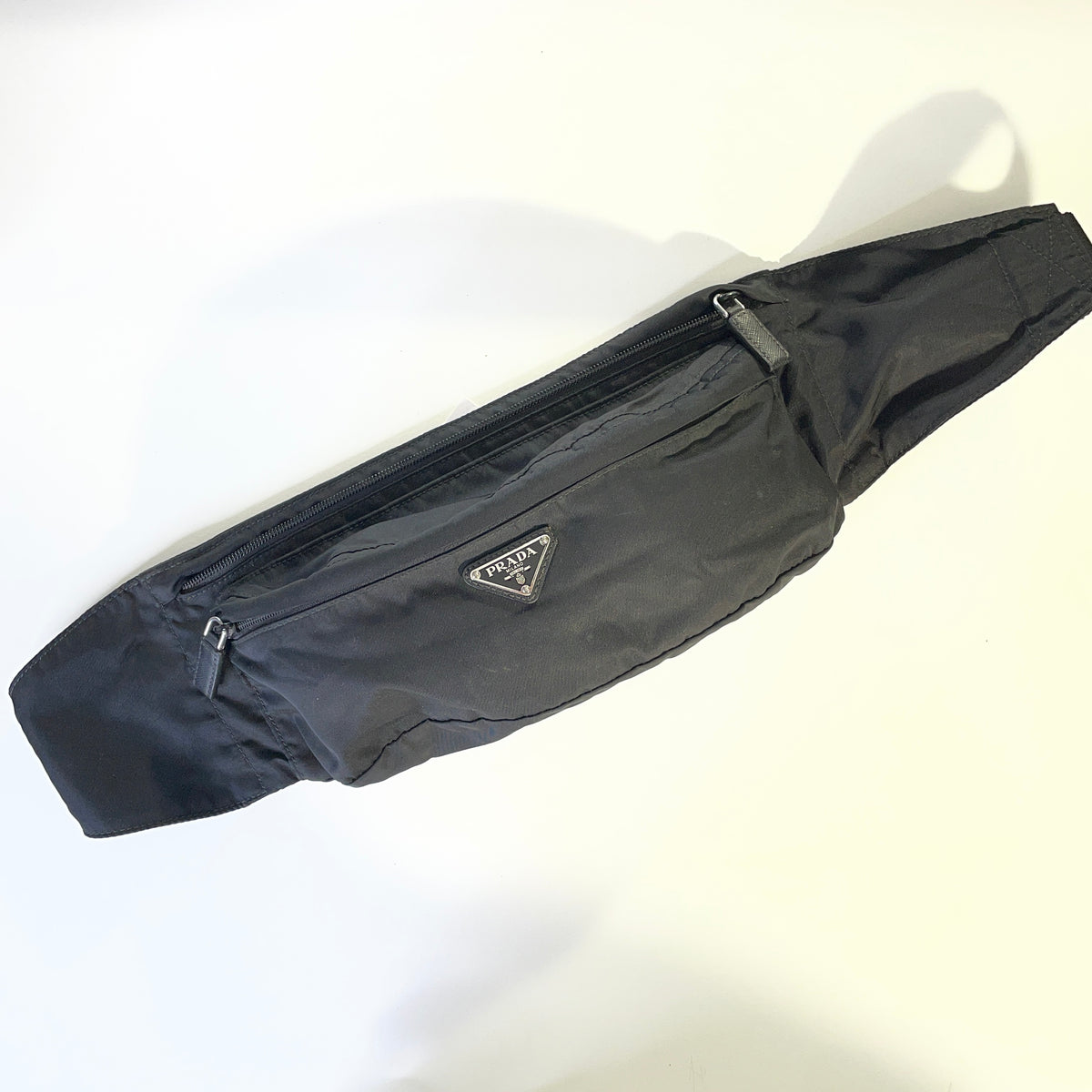 Prada Marsupio Doppio Nylon Nero