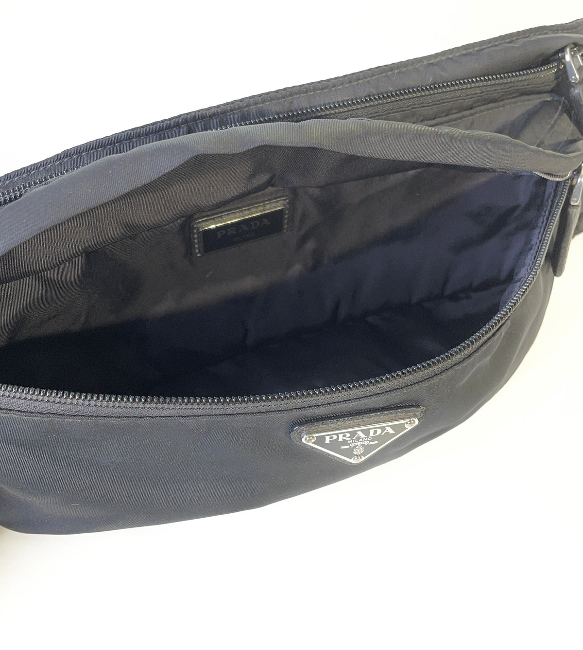 Prada Marsupio Doppio Nylon Nero