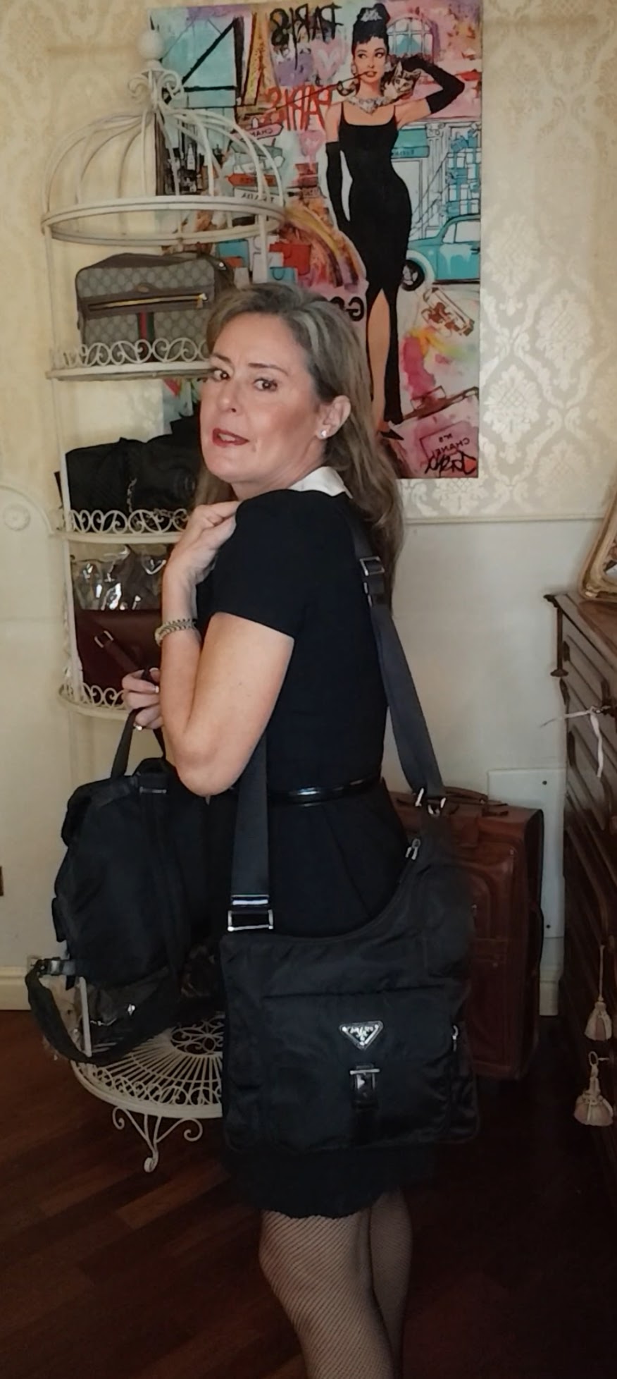 Prada - Borsa Borsello a Spalla o Tracolla Re-Nylon Nero