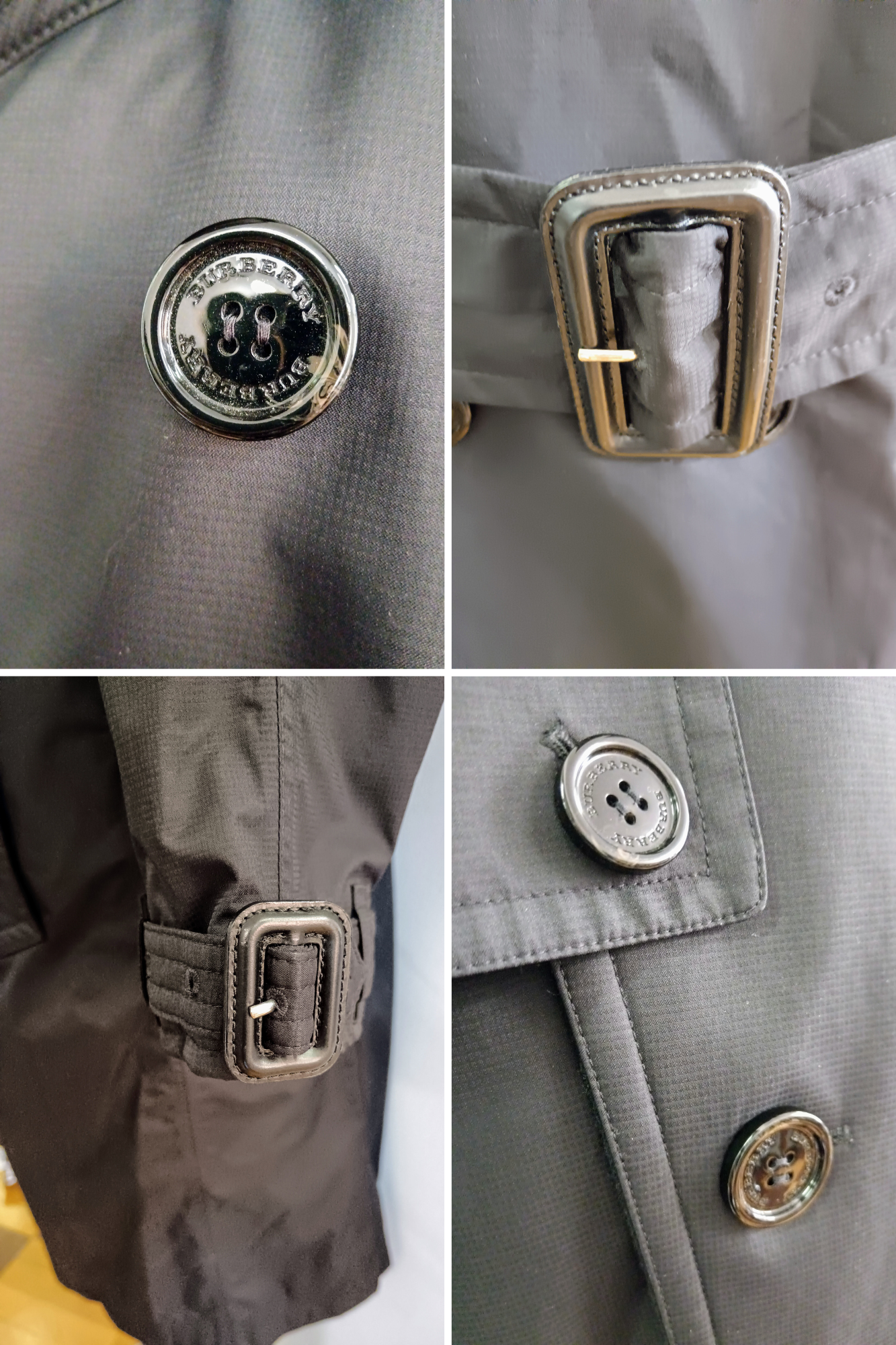 Burberry - KENSINGTON Trench Nero Tg.50 Unisex