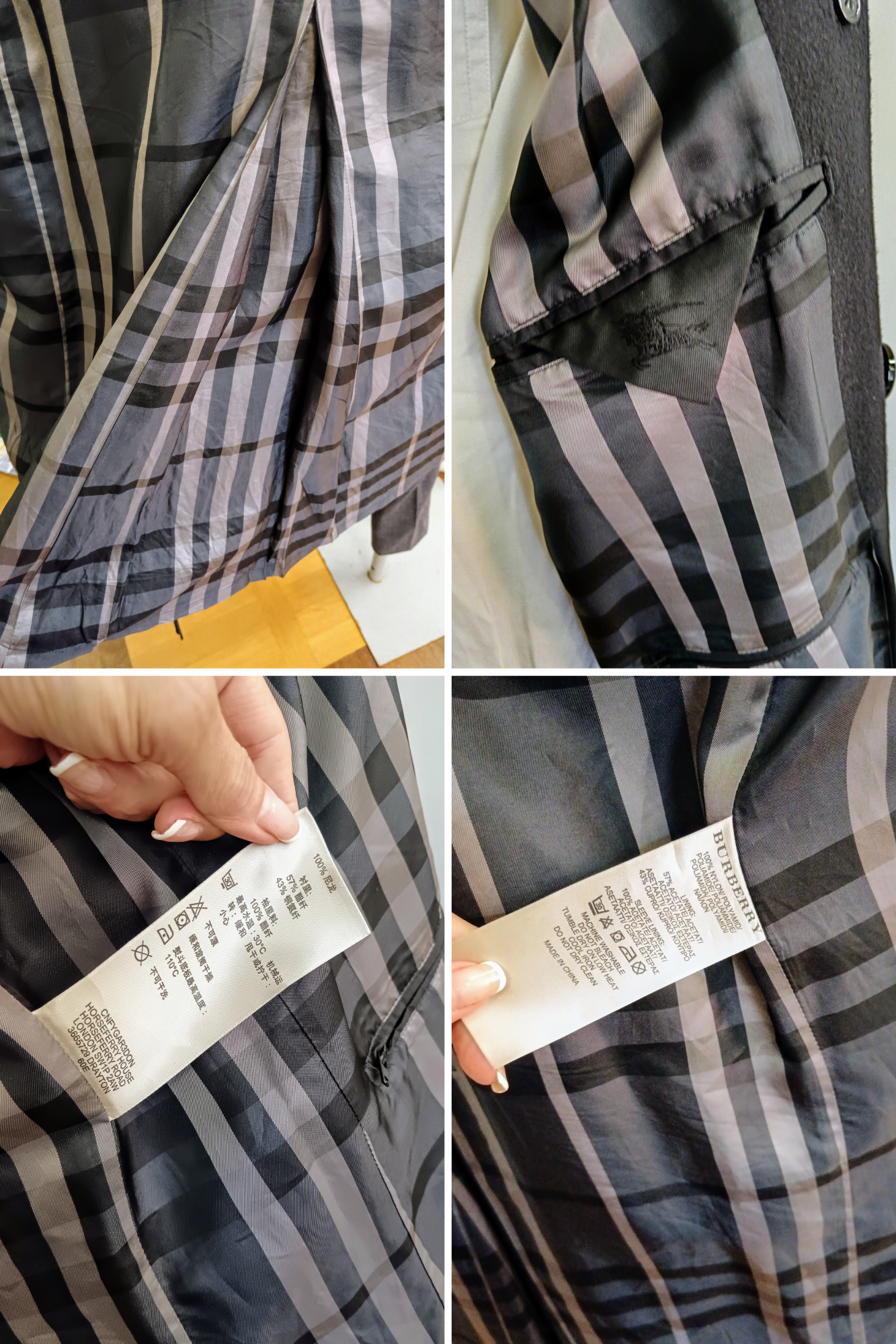 Burberry - KENSINGTON Trench Nero Tg.50 Unisex