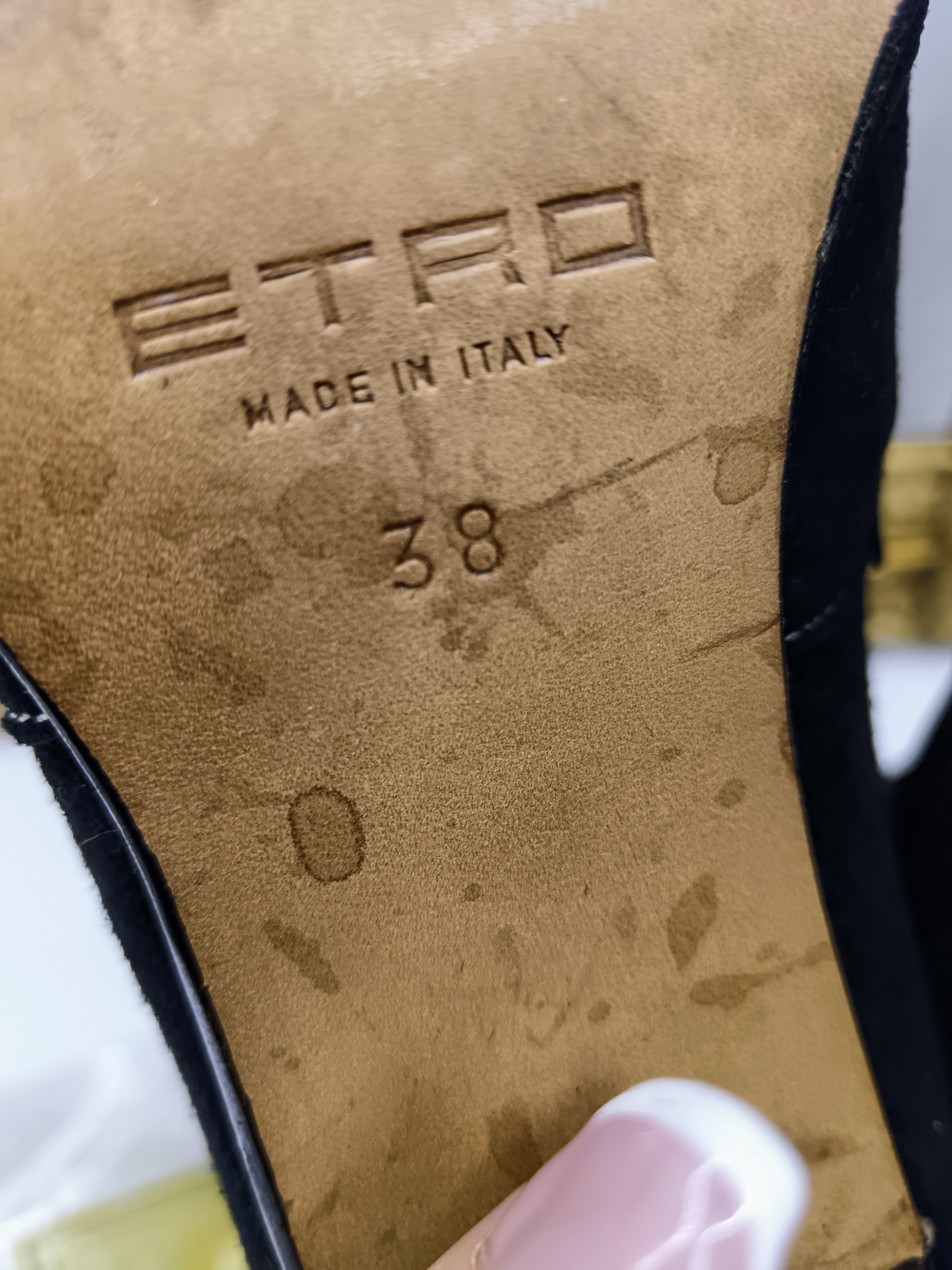 Etro – Stivali Camperos Pelle Scamosciata Nera