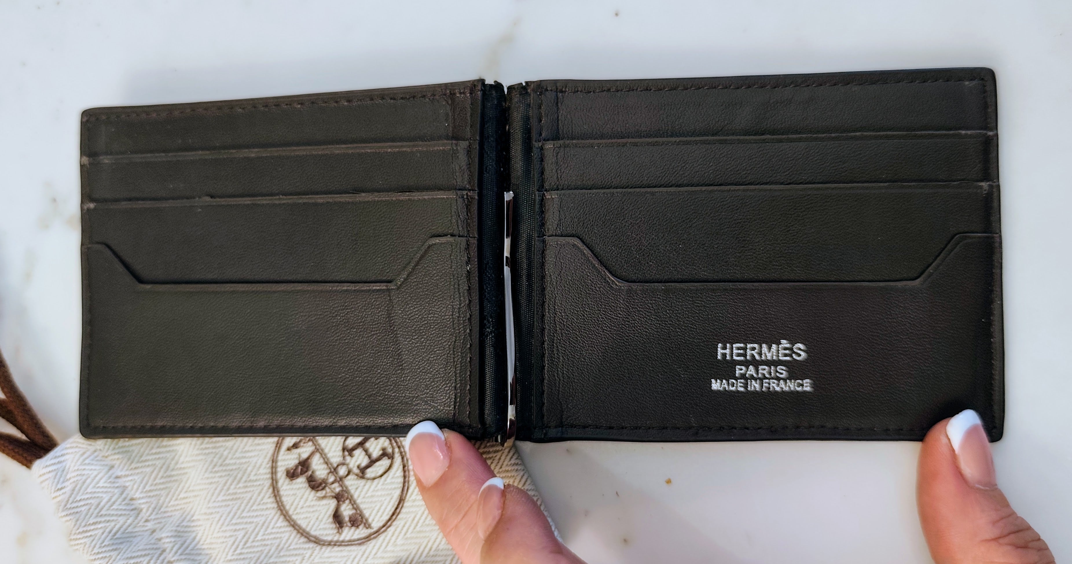 Hermès – Heveline Fermasoldi Portafoglio Grip Spring Tdm