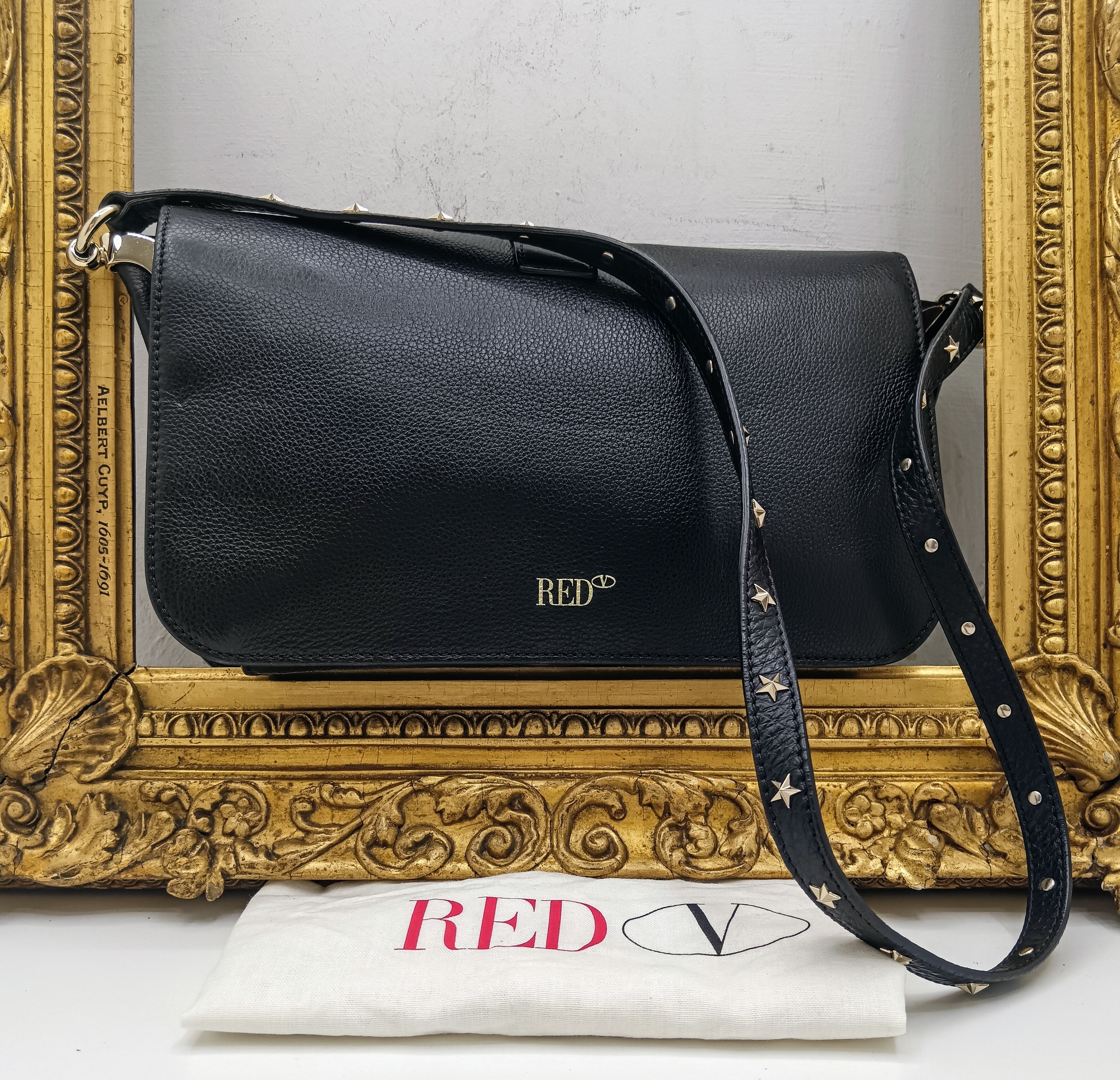 RED Valentino Garavani – Borsa a spalla pelle nera