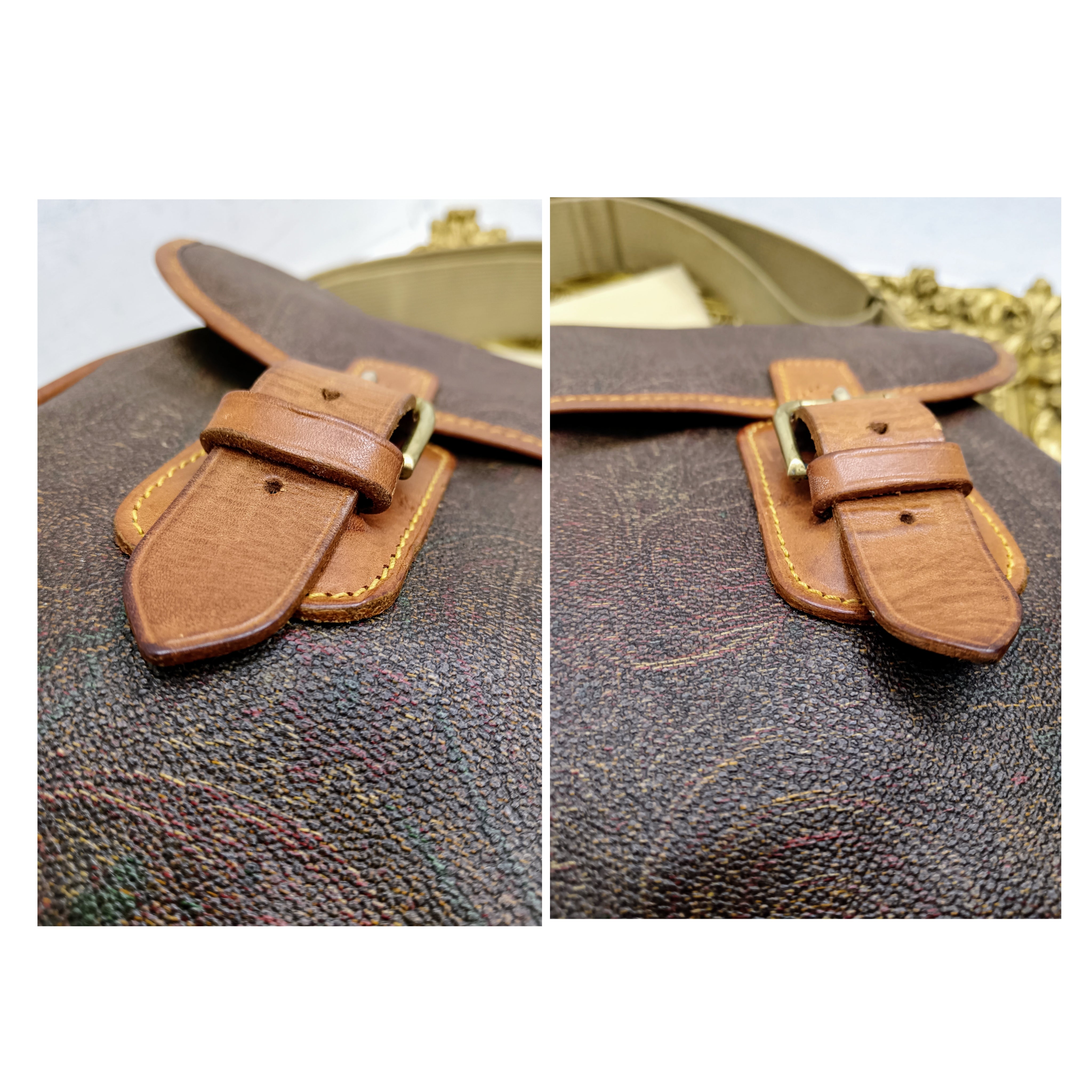 Etro – Postina Messenger Borsa Lavoro Paisley Jacquard Vintage
