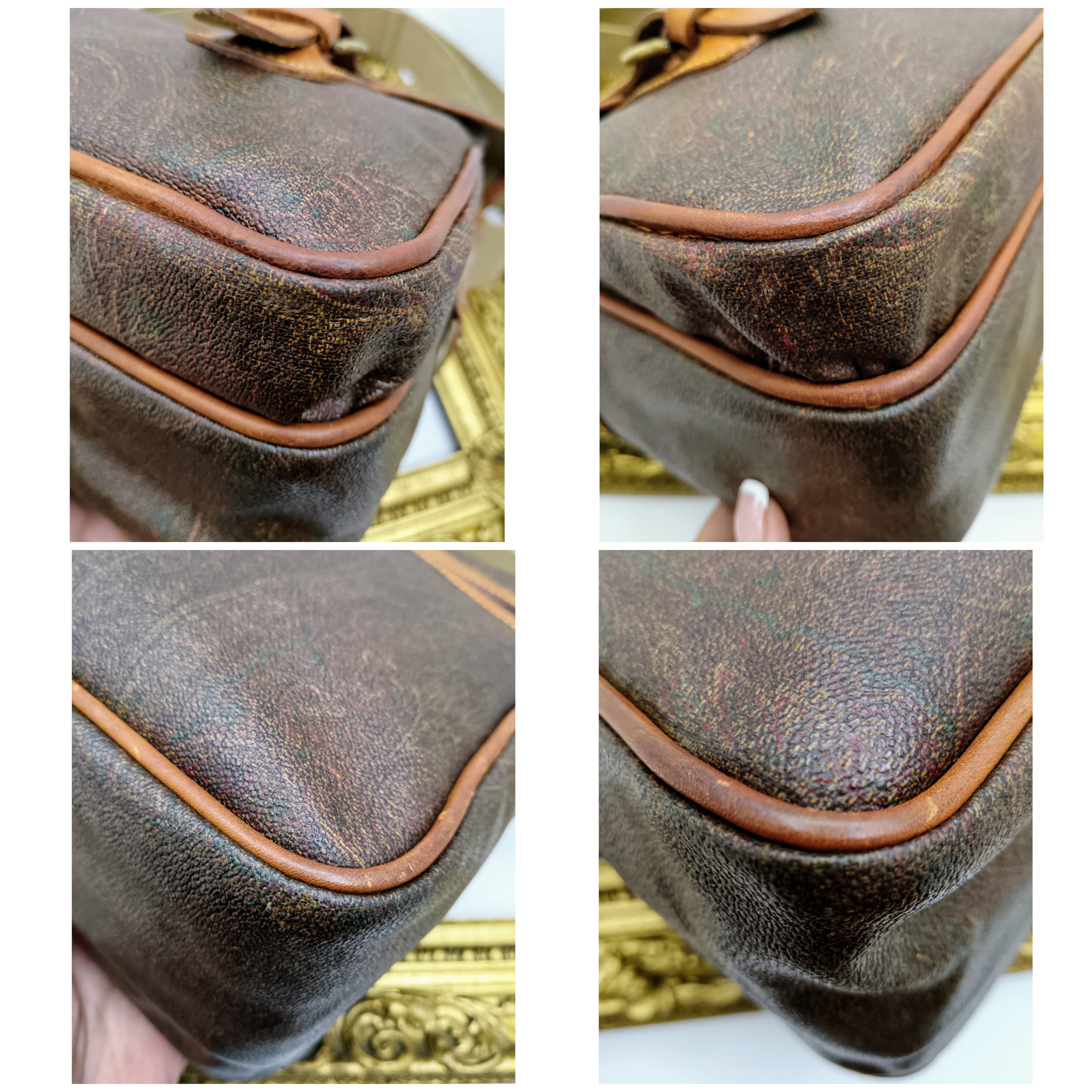 Etro – Postina Messenger Borsa Lavoro Paisley Jacquard Vintage