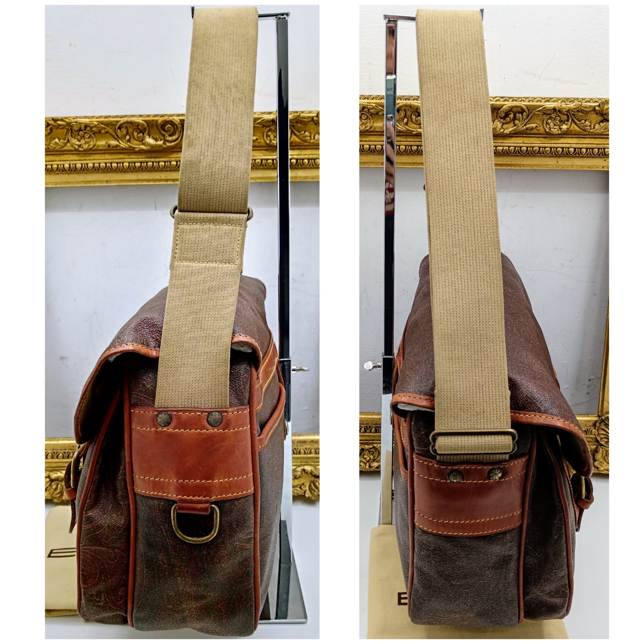 Etro – Postina Messenger Borsa Lavoro Paisley Jacquard Vintage
