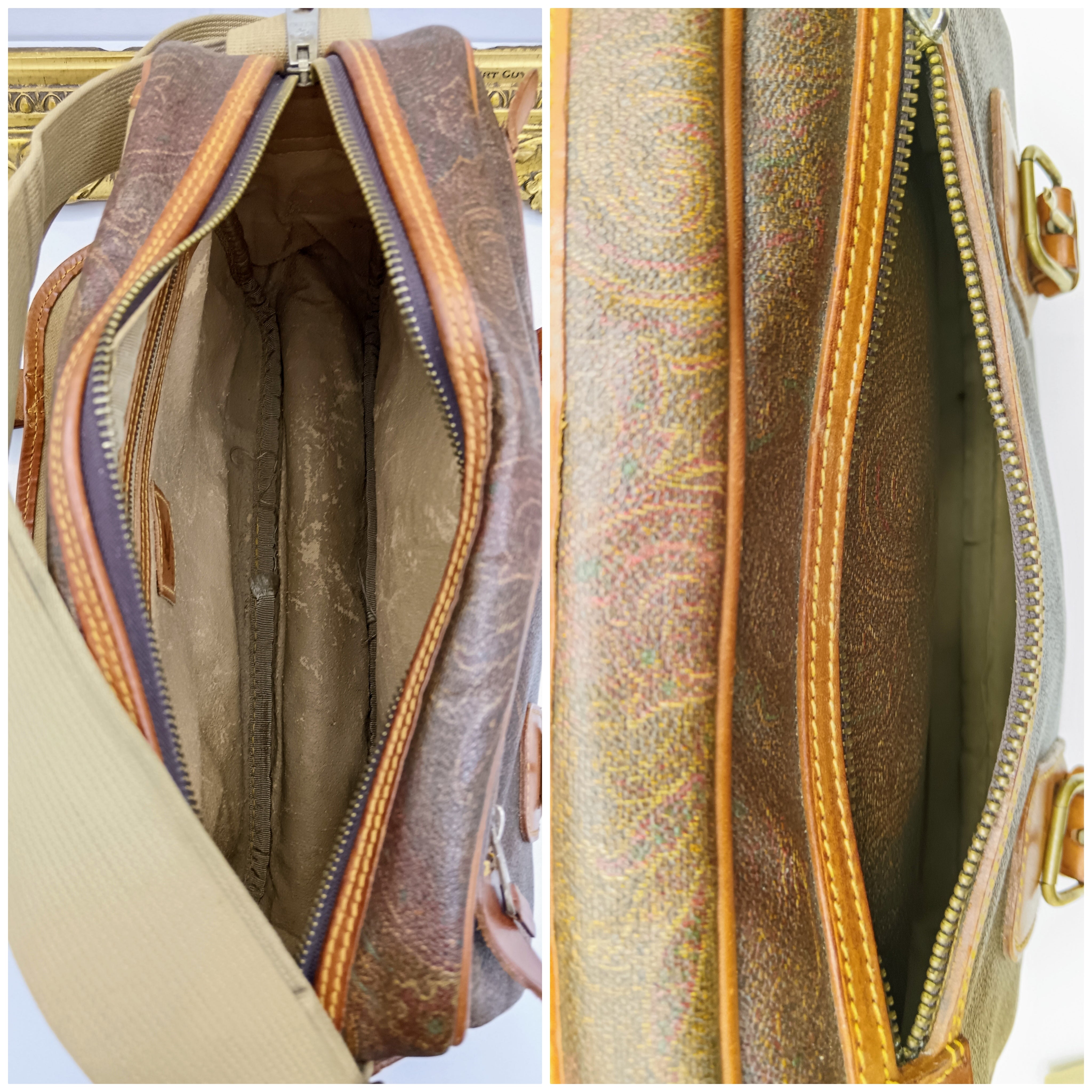 Etro – Postina Messenger Borsa Lavoro Paisley Jacquard Vintage