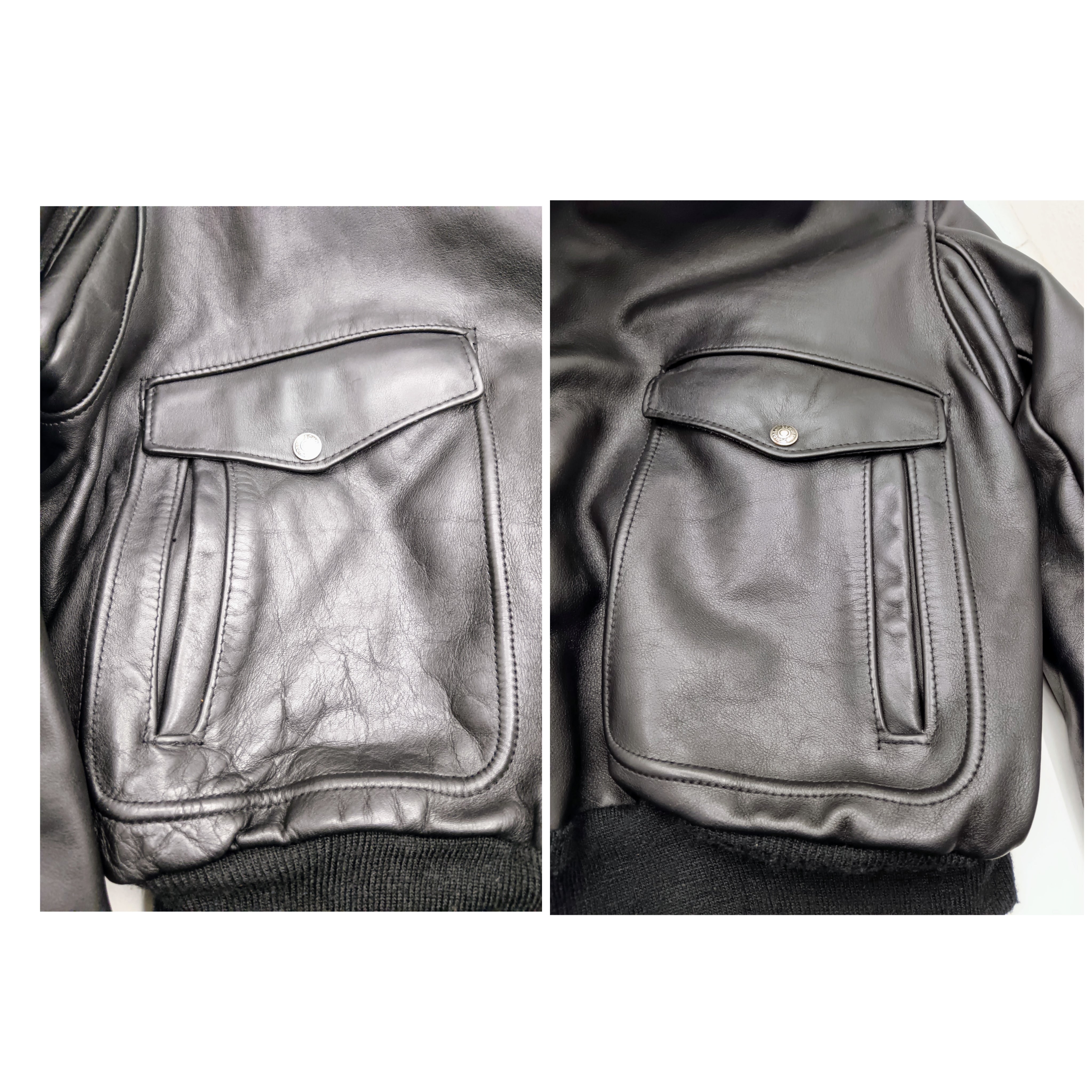 Schott N.Y.C. – Giubbotto Pelle Nero con Pelo Oversize Made in USA