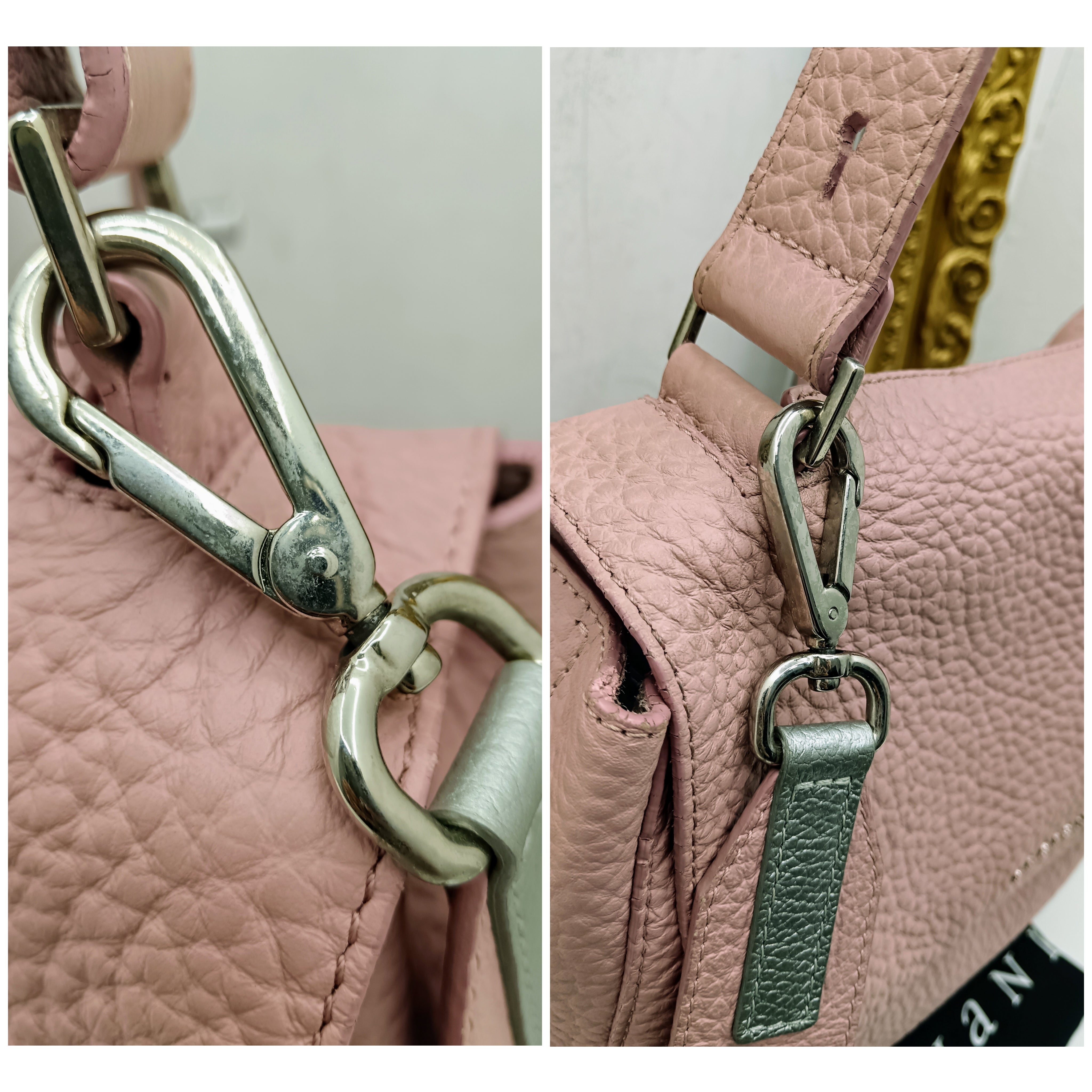 Orciani – Sveva Soft Media Pelle Martellata Rosa