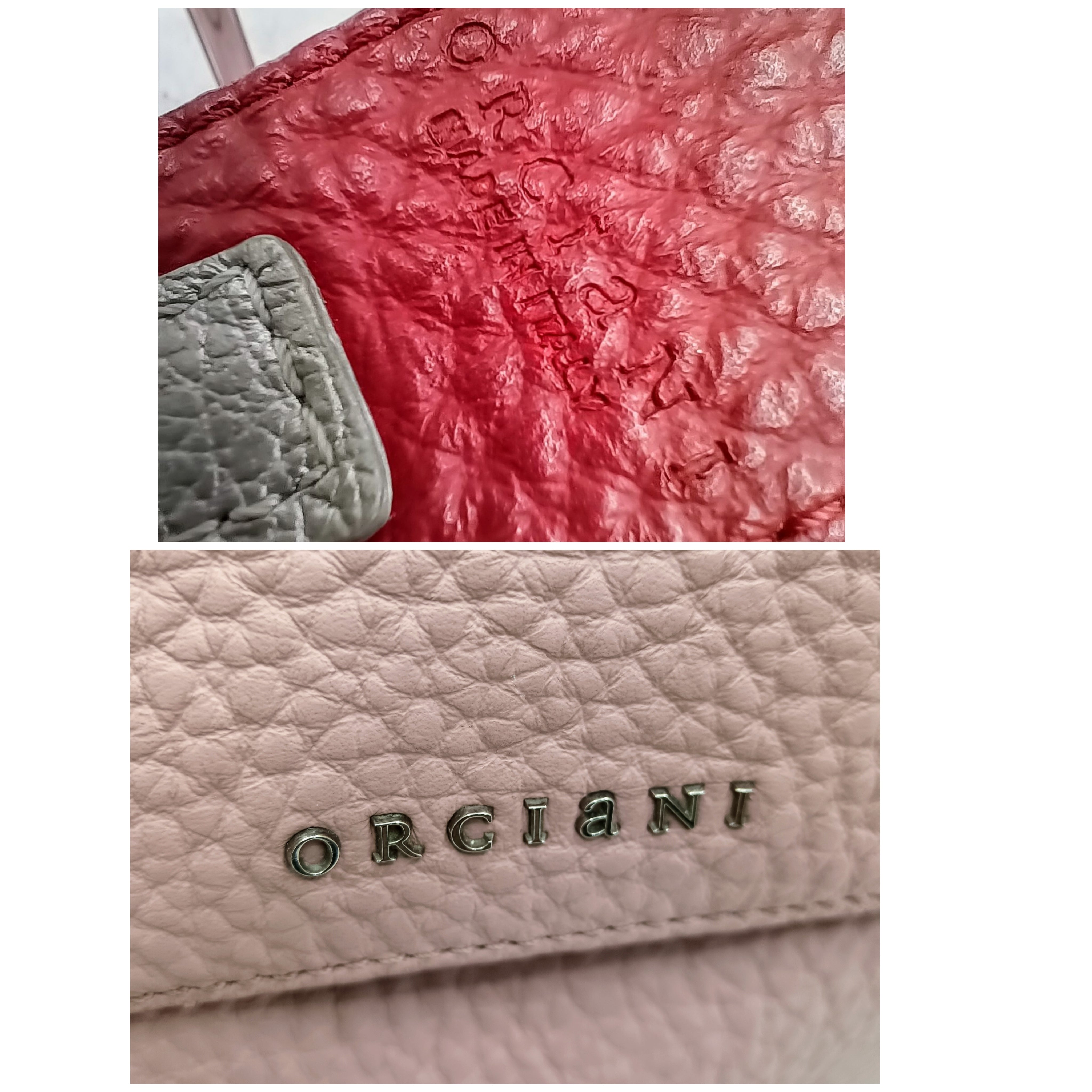 Orciani – Sveva Soft Media Pelle Martellata Rosa