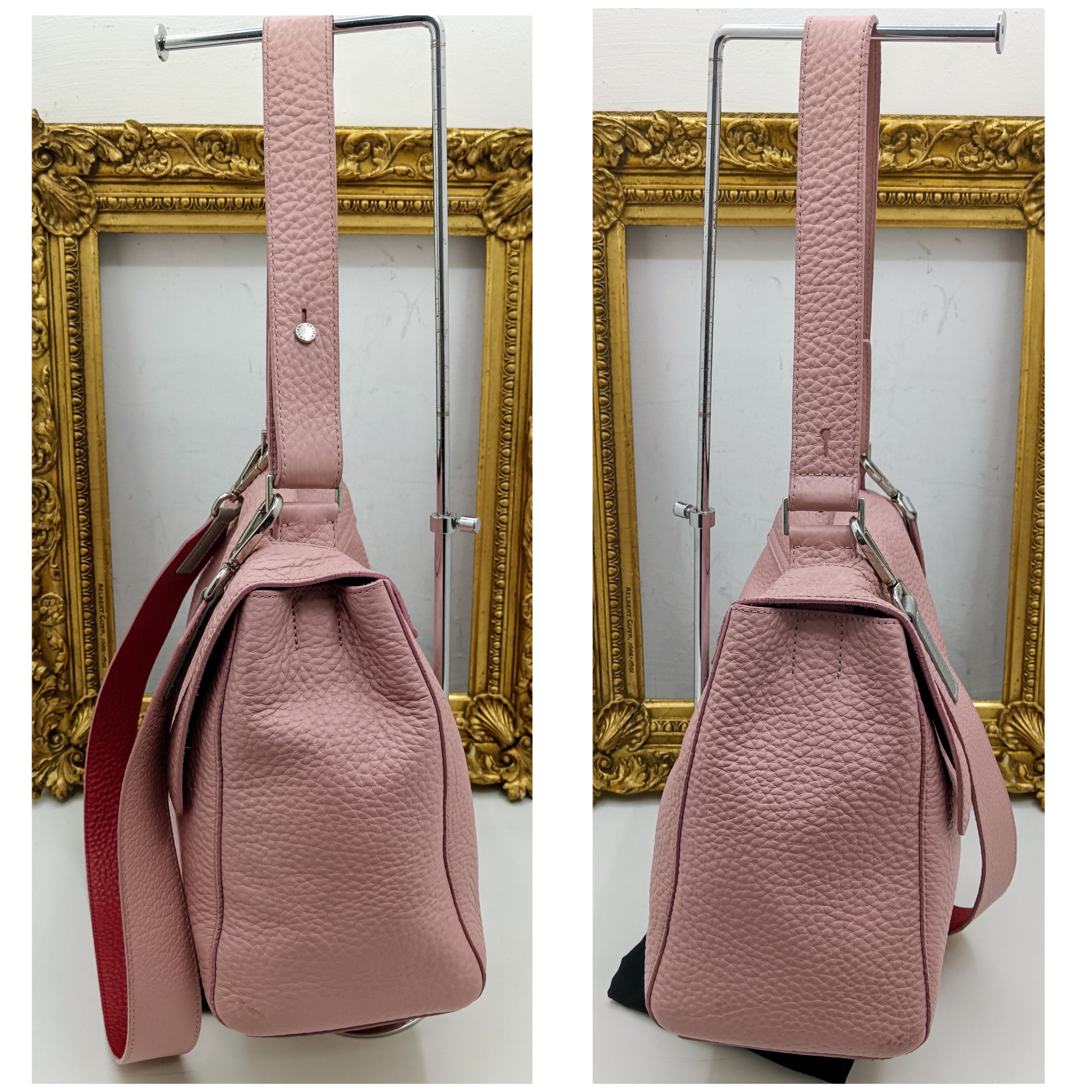 Orciani – Sveva Soft Media Pelle Martellata Rosa
