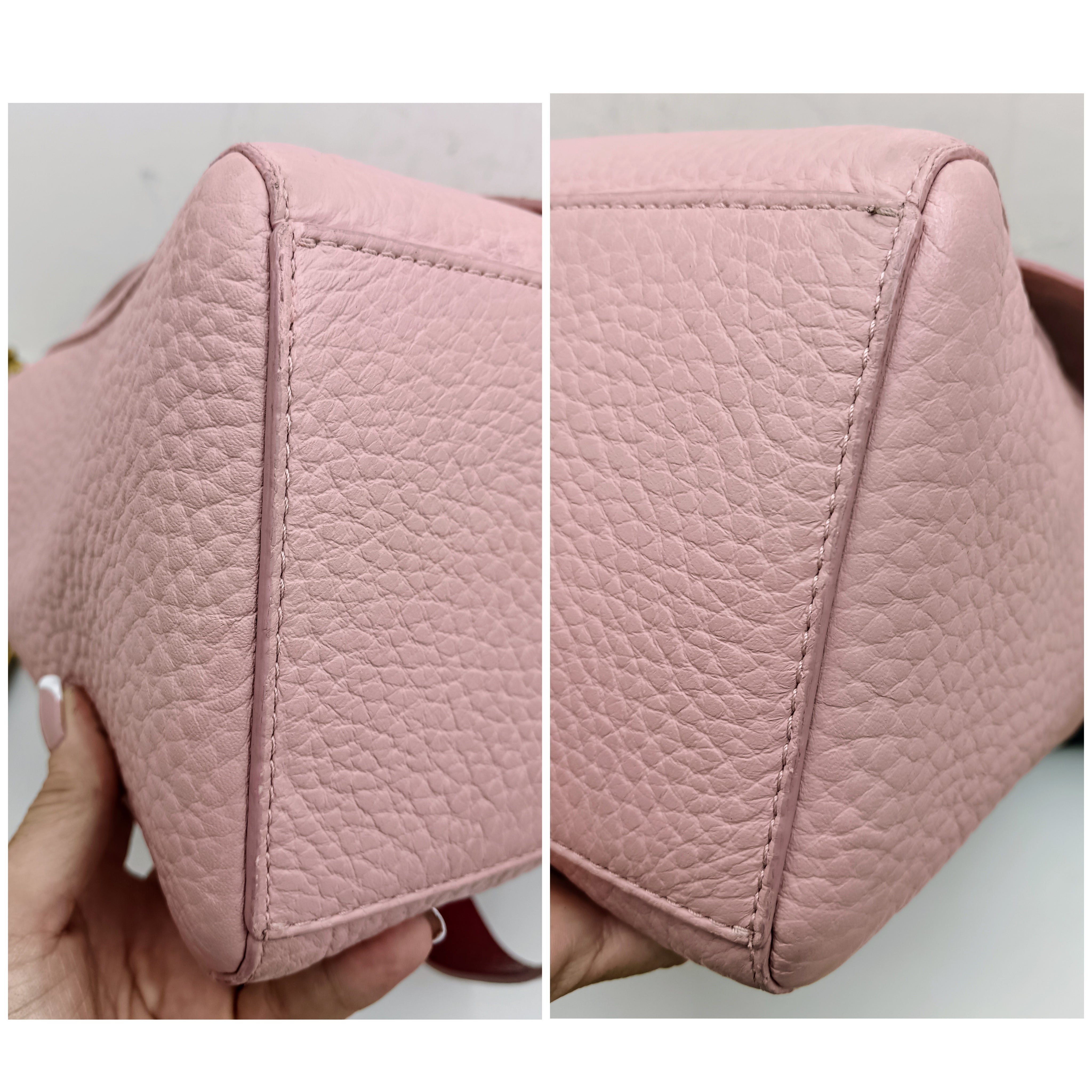 Orciani – Sveva Soft Media Pelle Martellata Rosa