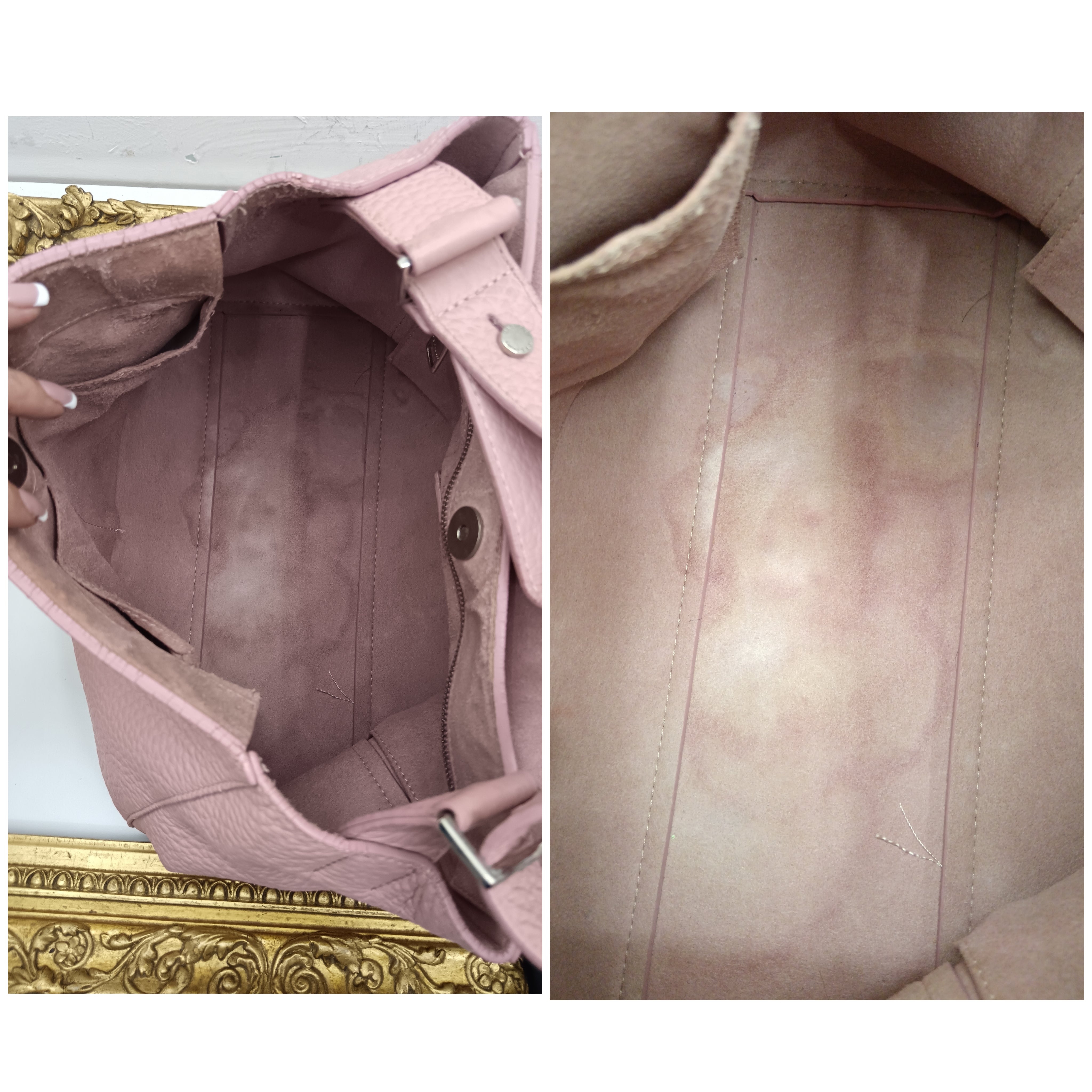 Orciani – Sveva Soft Media Pelle Martellata Rosa