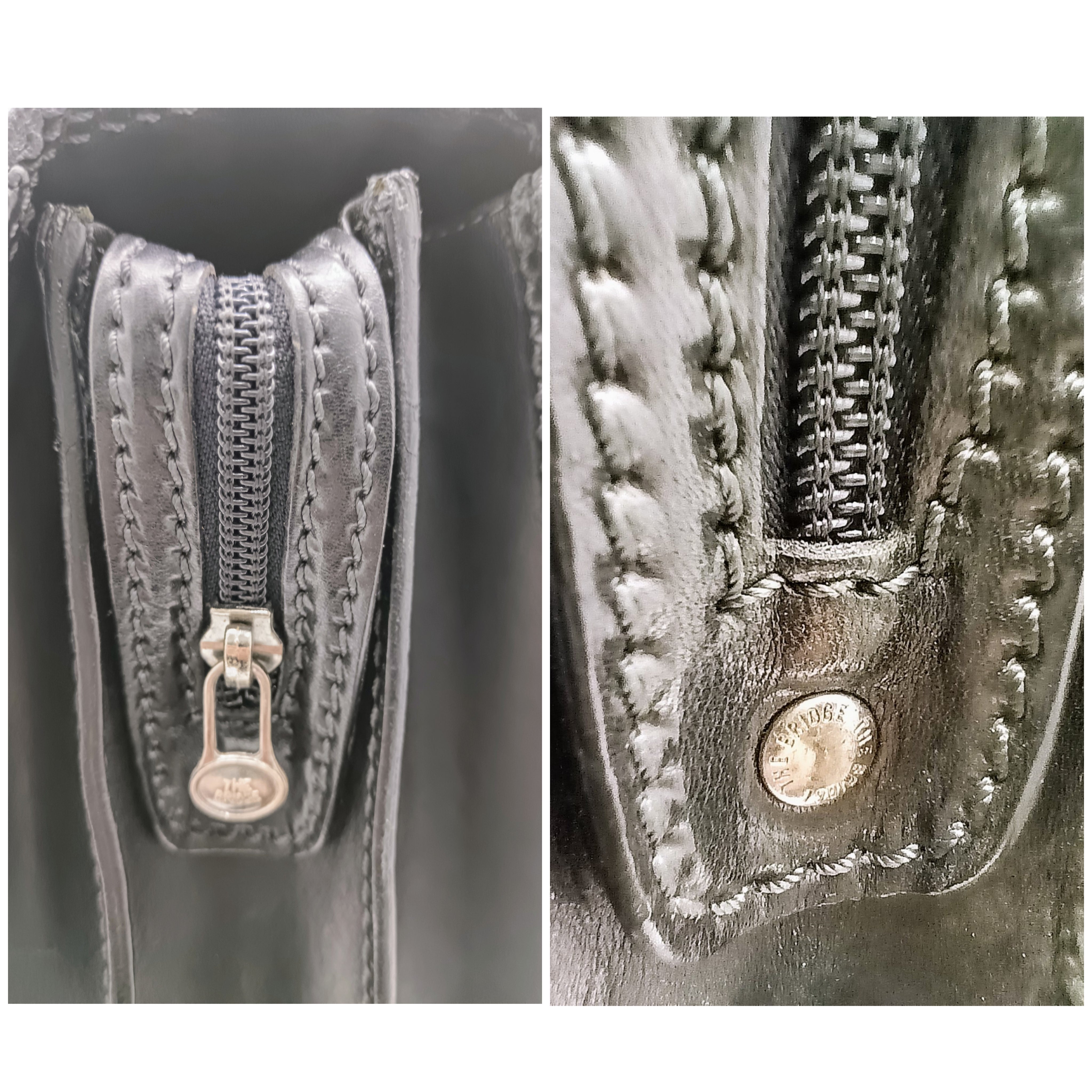 The Bridge – Cartella Espandibile 3 Soffietti Linea Story Pelle Nera