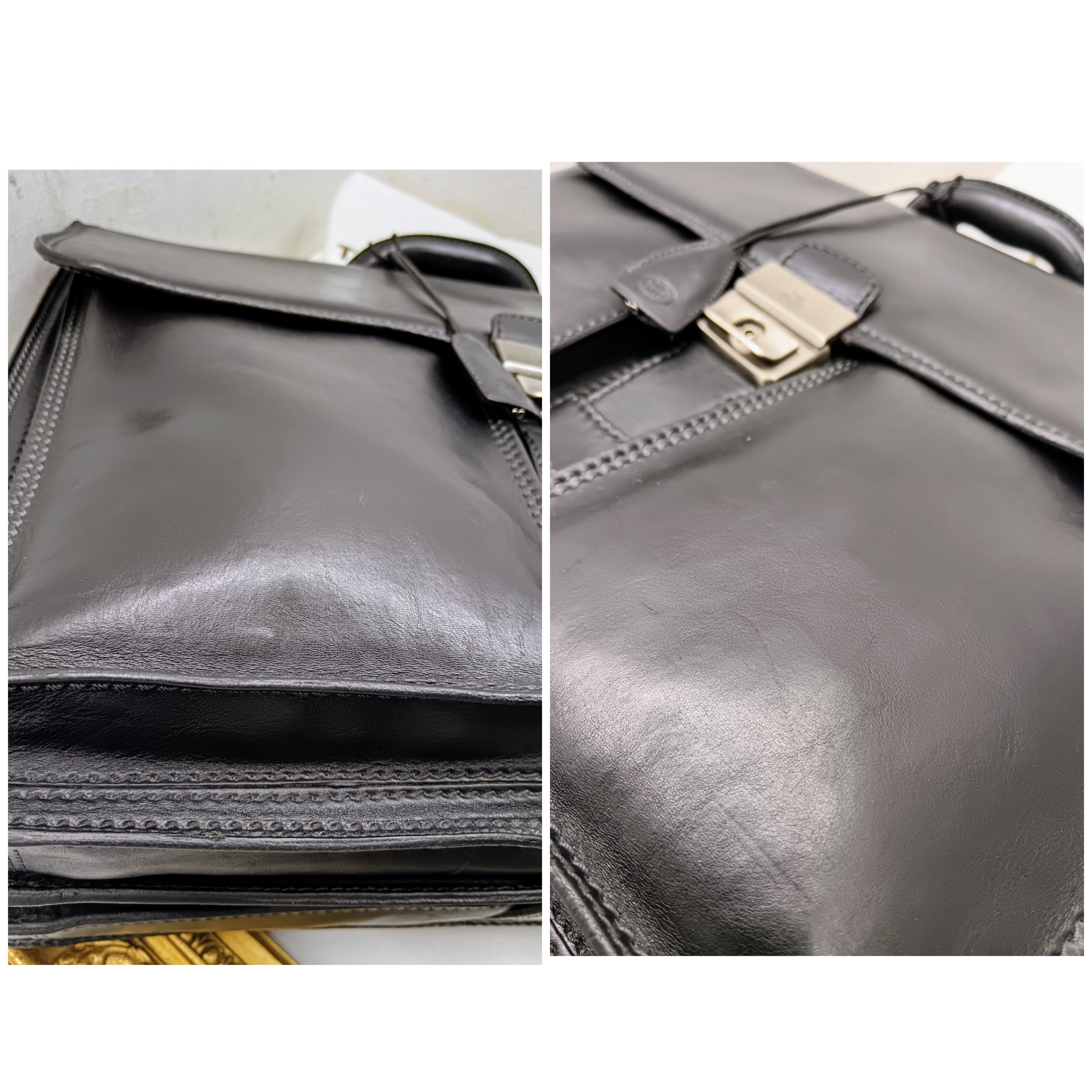 The Bridge – Cartella Espandibile 3 Soffietti Linea Story Pelle Nera