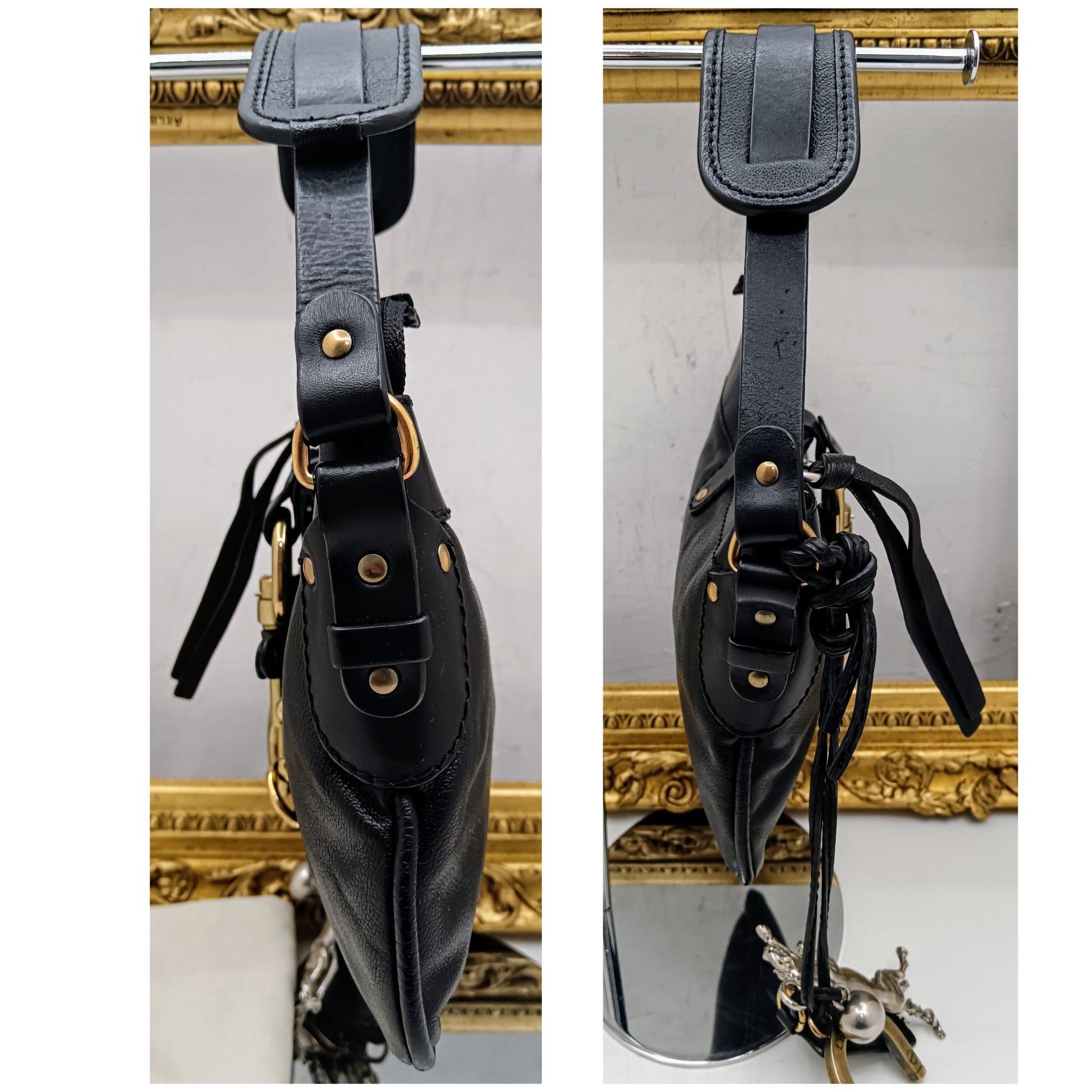 Chloé - Kerala 25 Mini Bag Clutch Pochette in Pelle Nera