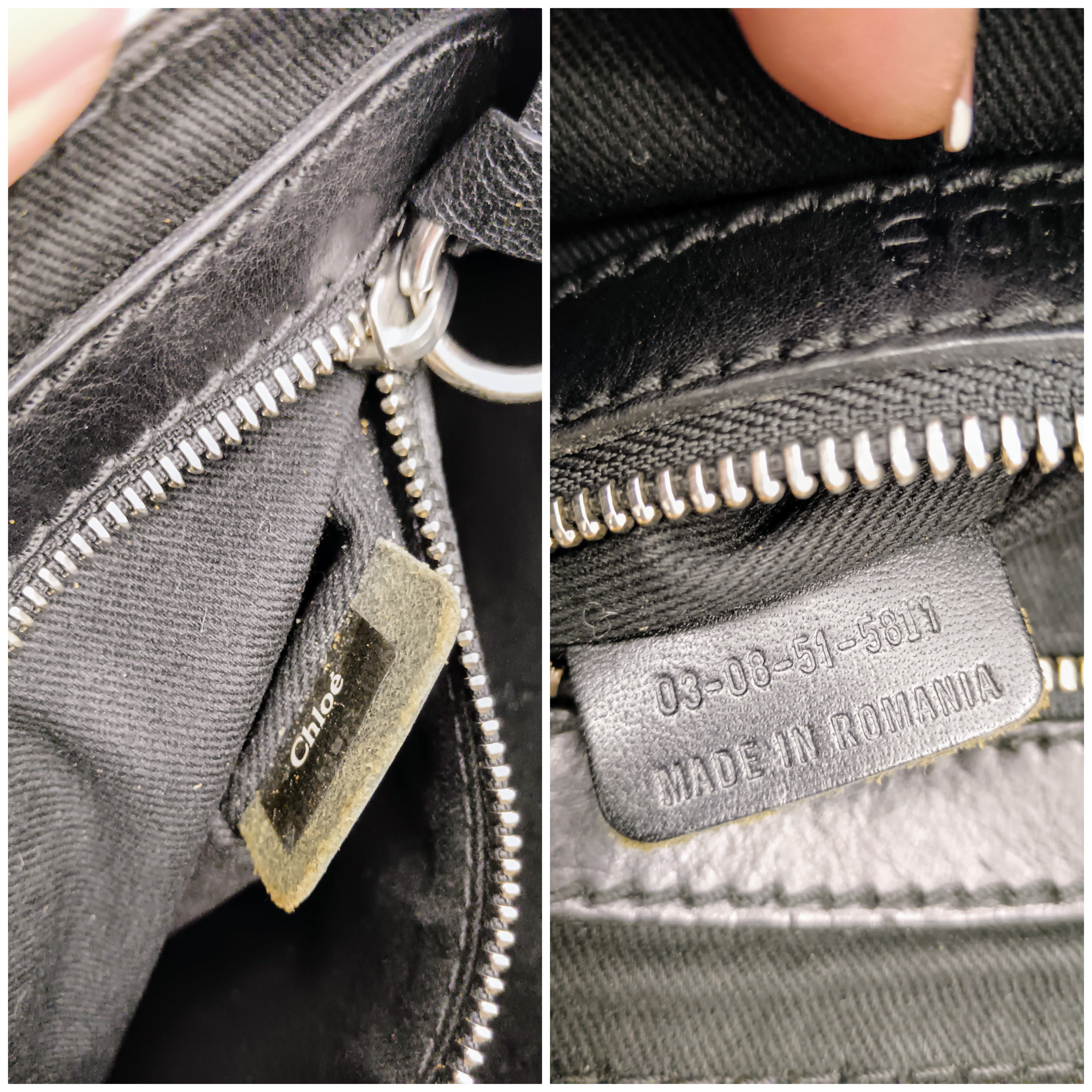 Chloé - Kerala 25 Mini Bag Clutch Pochette in Pelle Nera