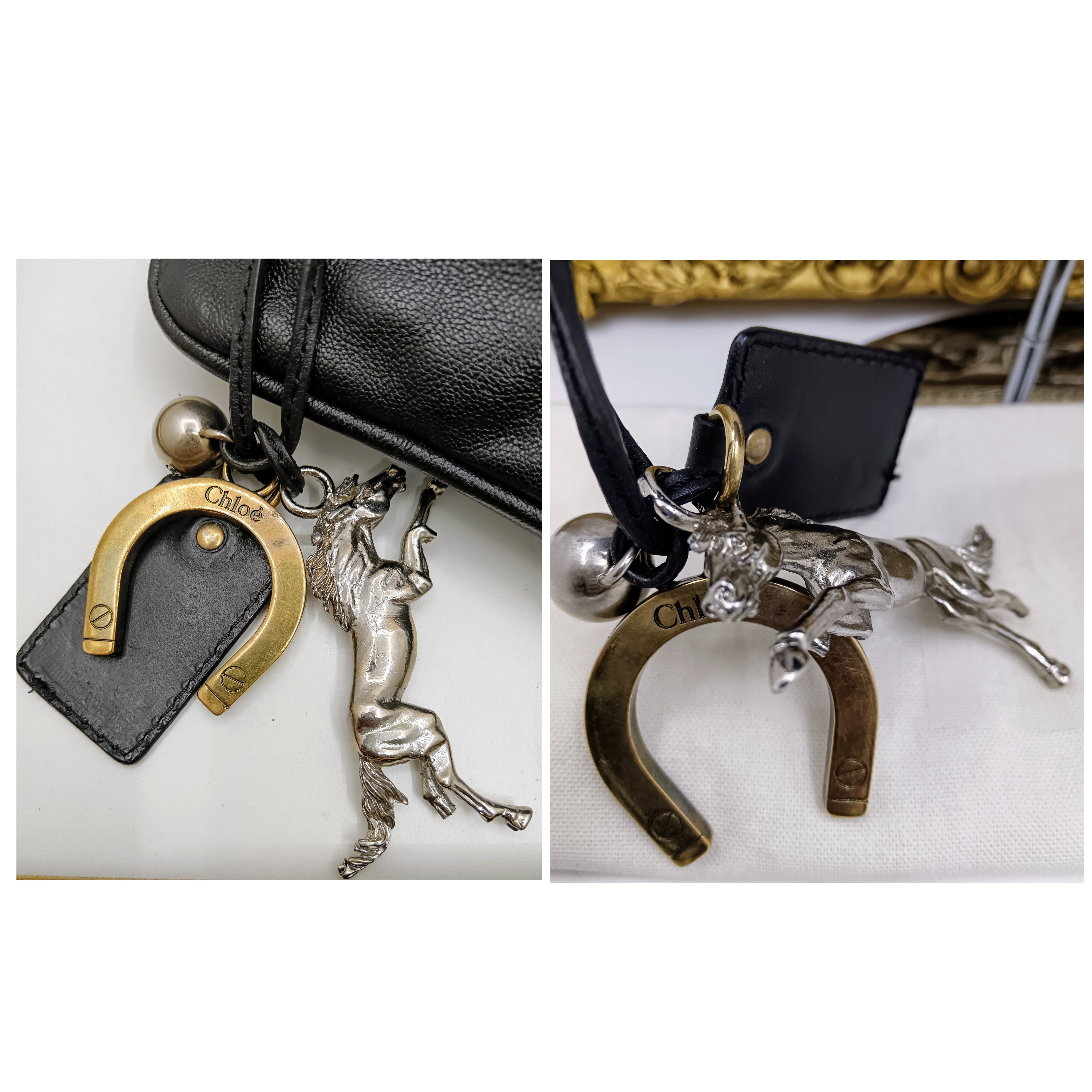 Chloé - Kerala 25 Mini Bag Clutch Pochette in Pelle Nera