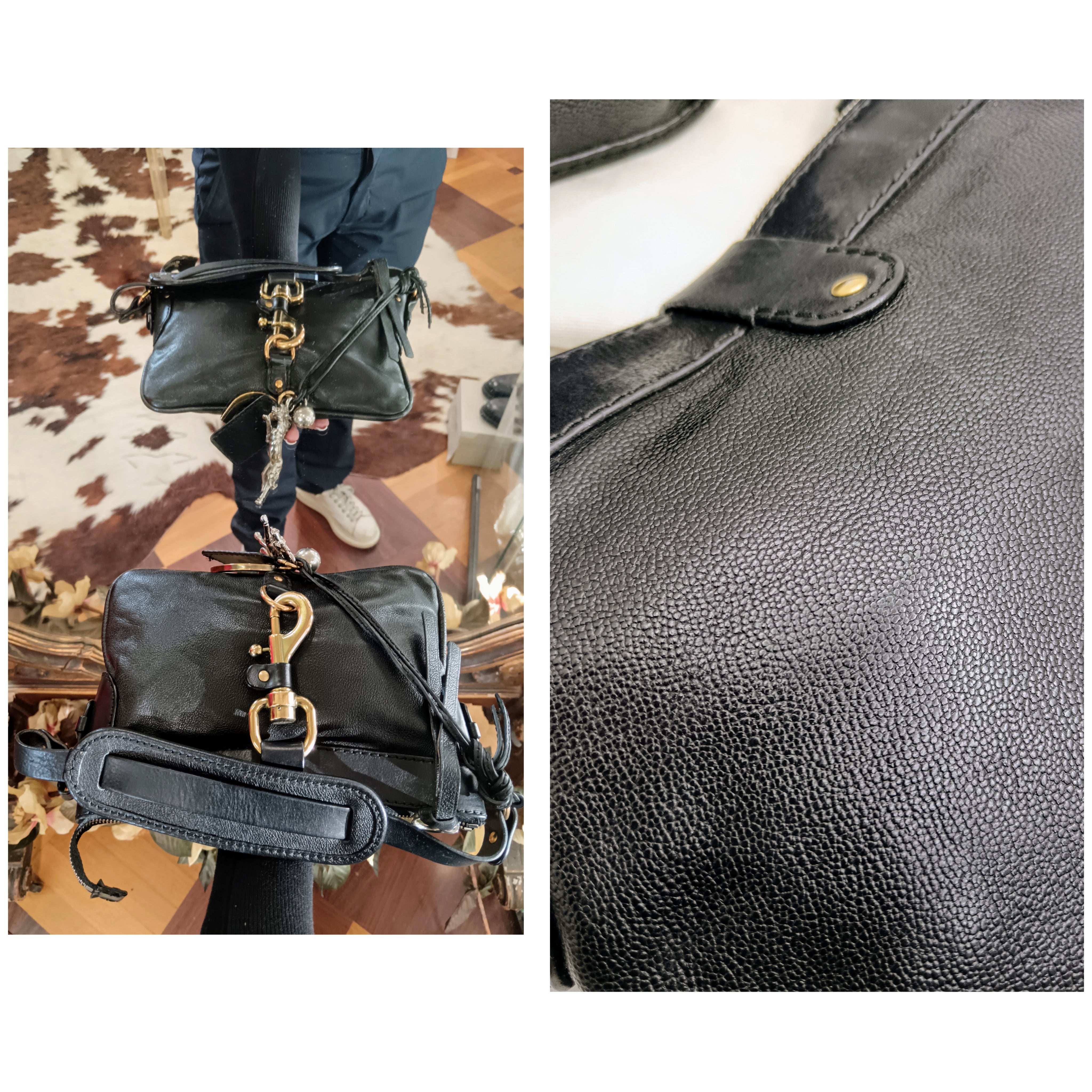 Chloé - Kerala 25 Mini Bag Clutch Pochette in Pelle Nera