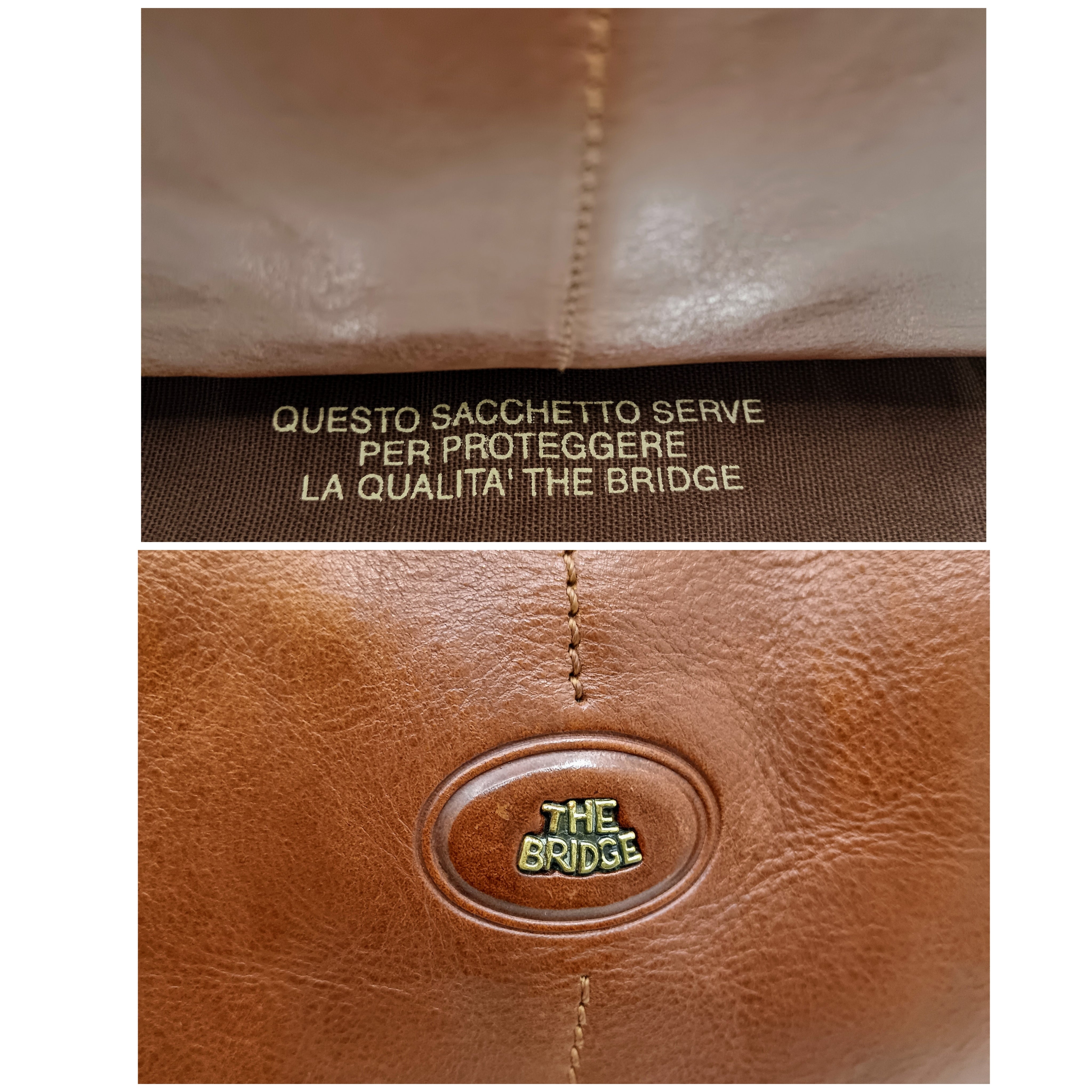 The Bridge – Tote Bag Hobo a Spalla Linea Story Pelle Marrone