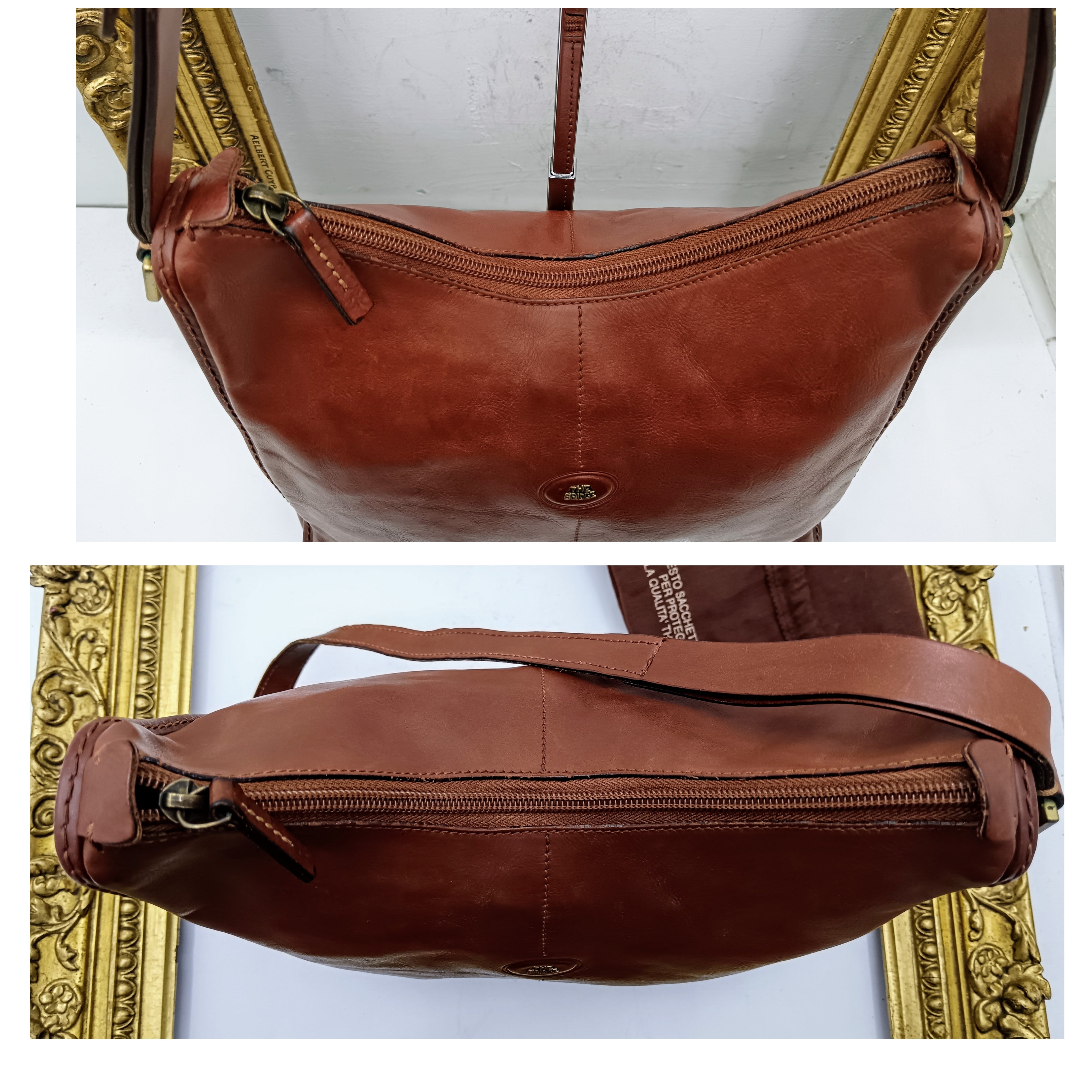 The Bridge – Tote Bag Hobo a Spalla Linea Story Pelle Marrone