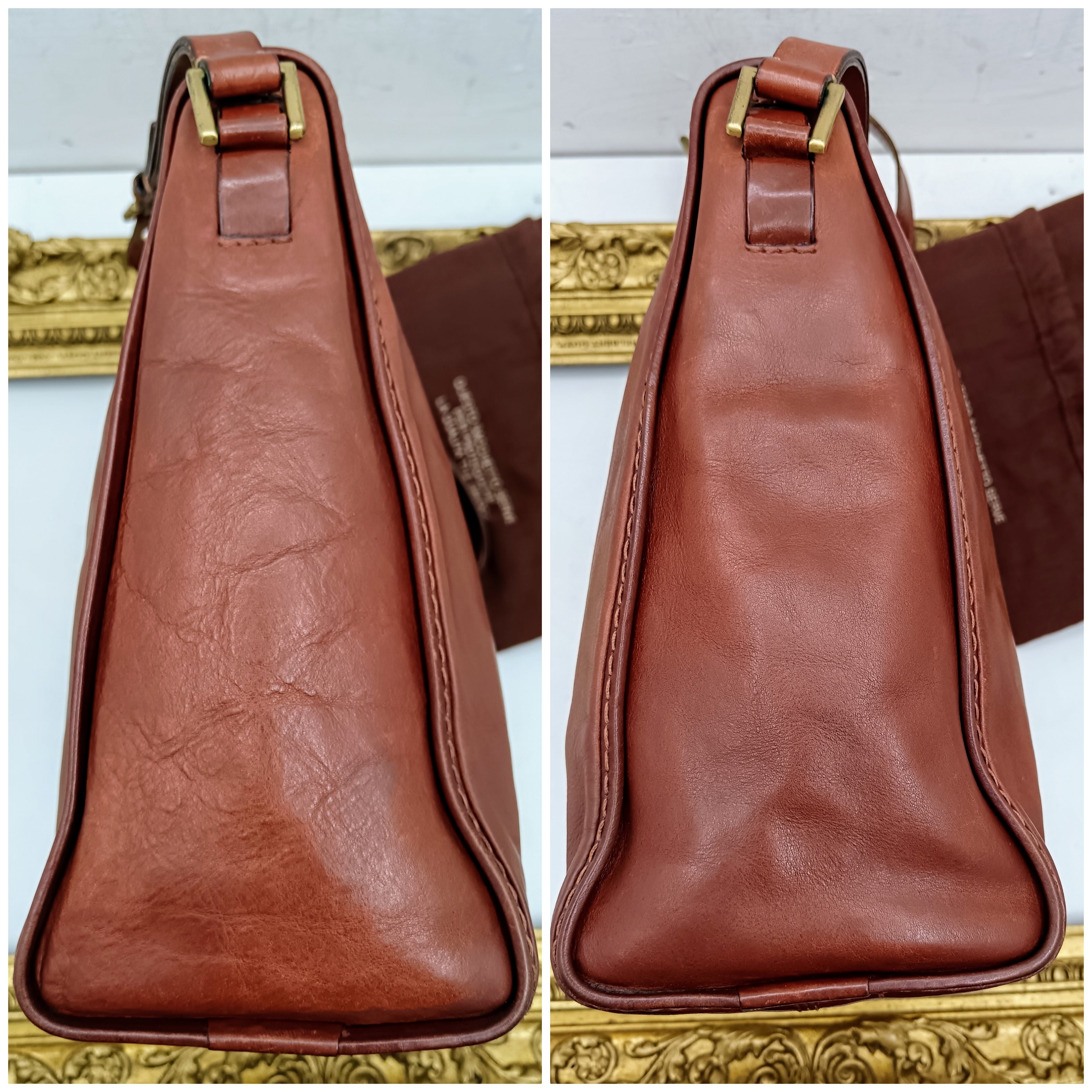 The Bridge – Tote Bag Hobo a Spalla Linea Story Pelle Marrone