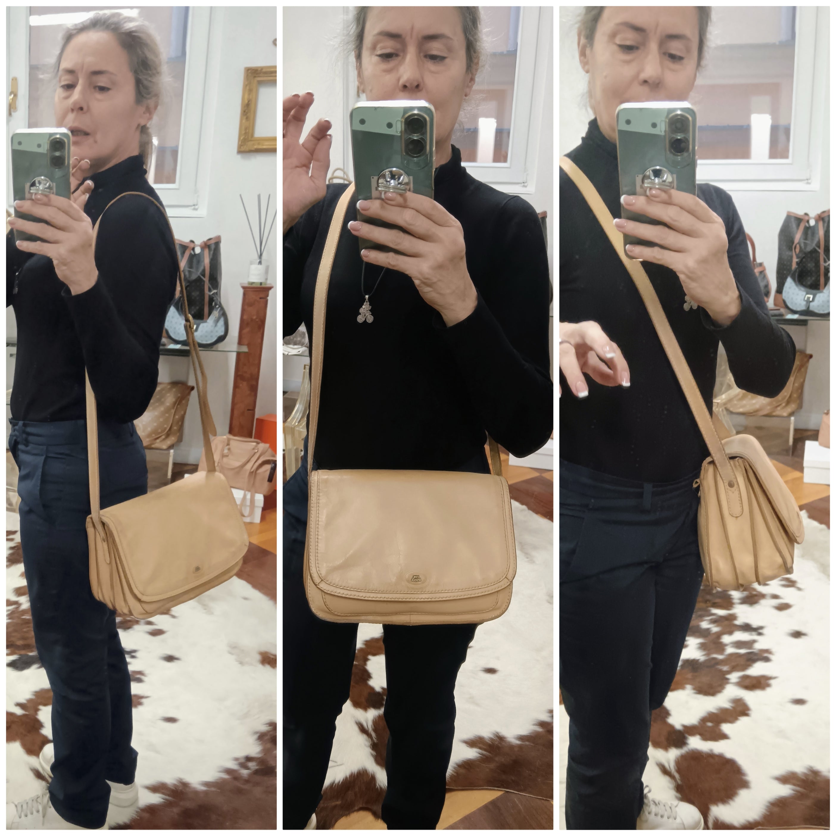 The Bridge – Postina Camera Bag Tracolla Pelle Linea Story Vintage