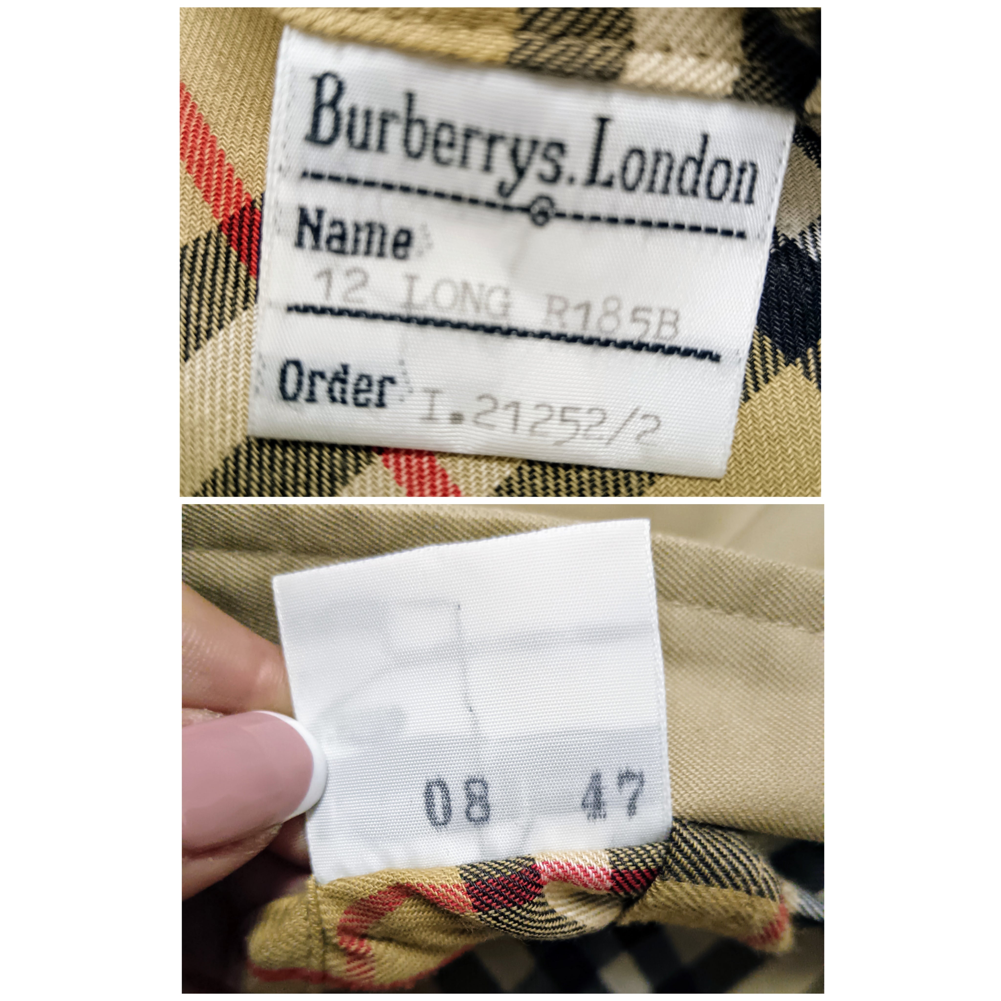 Burberry - Trench in cotone Beige con cintura