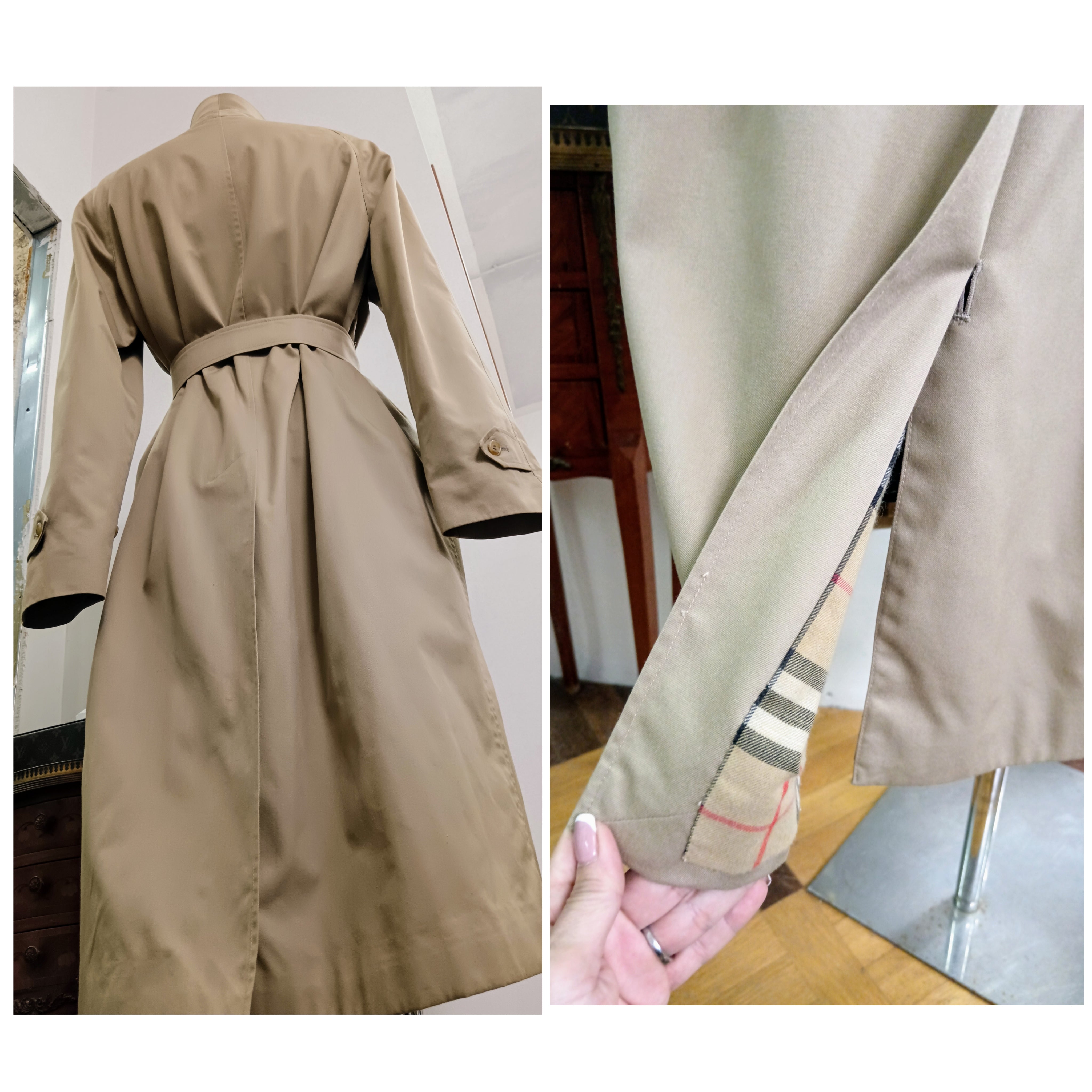 Burberry - Trench in cotone Beige con cintura