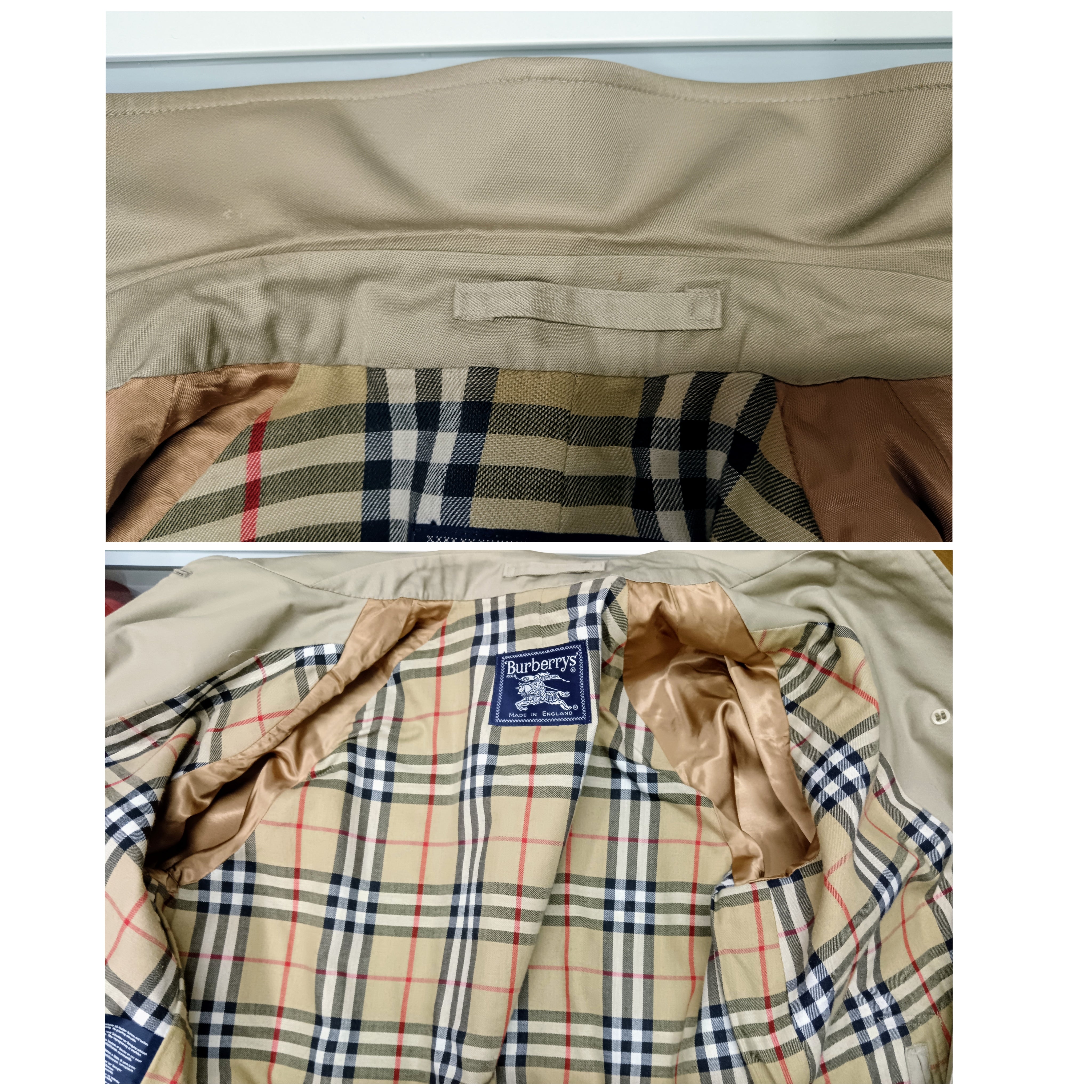 Burberry - Trench in cotone Beige con cintura