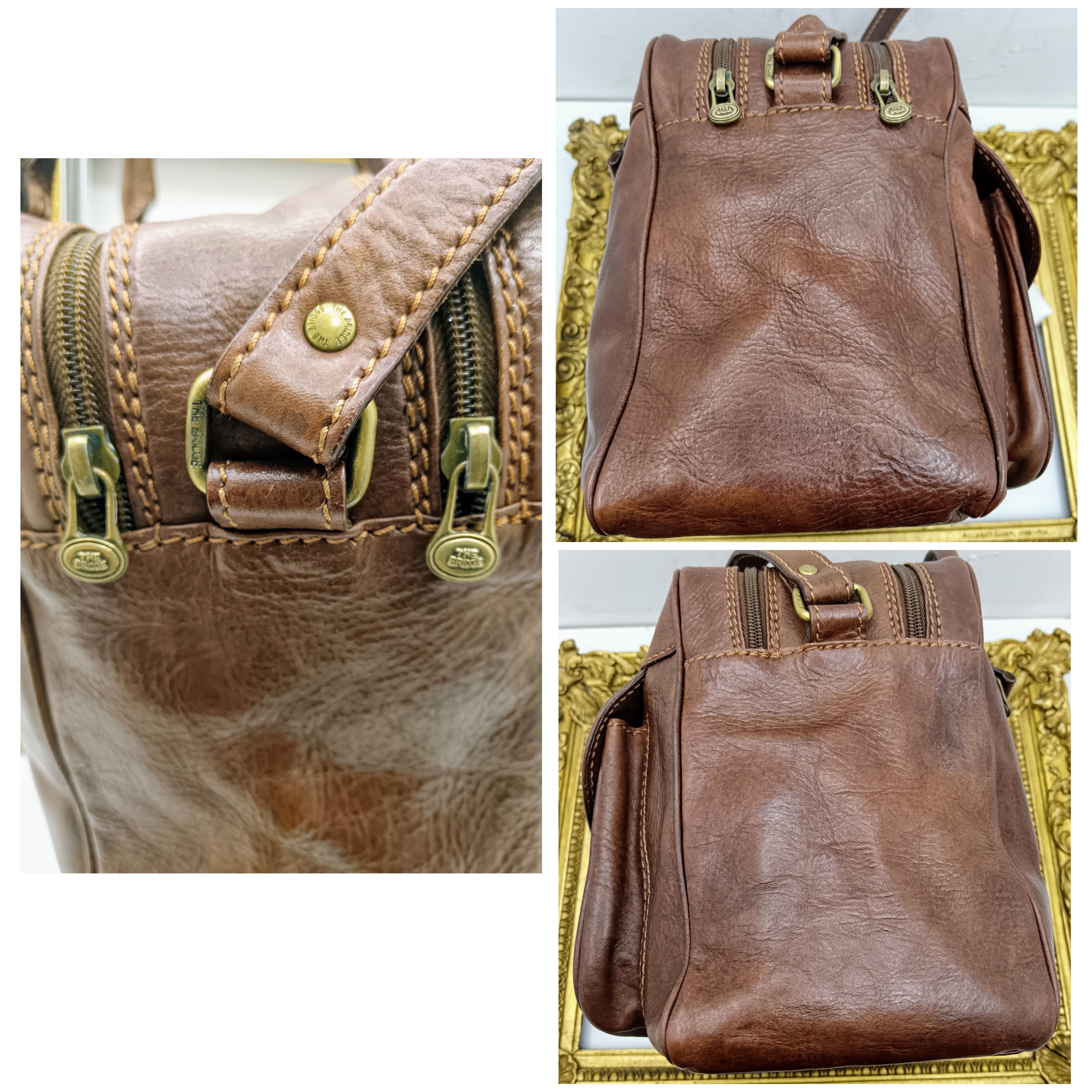 The Bridge – Postina Borsa Viaggio Camera Bag Doppia Messenger Pilotina Story Vintage