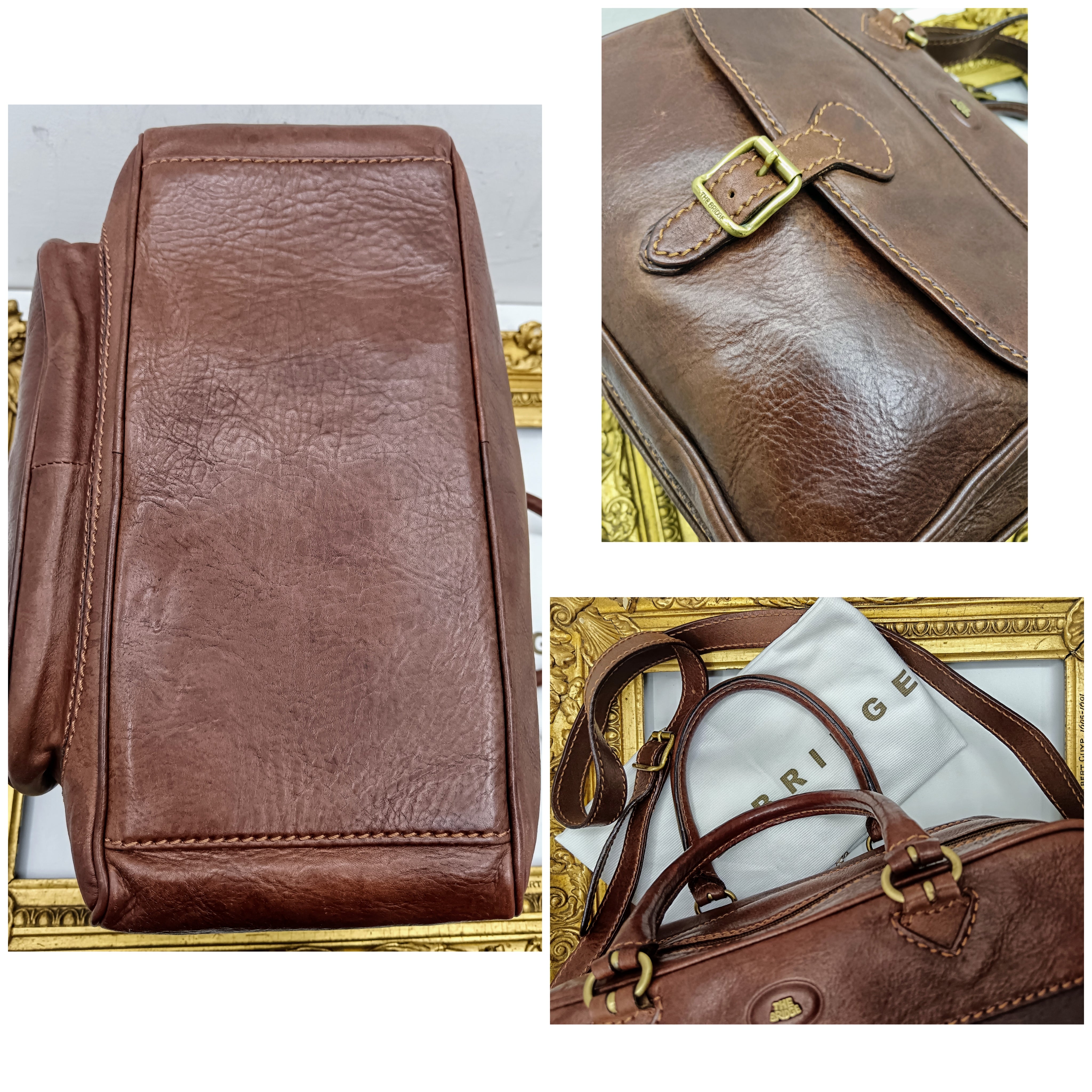 The Bridge – Postina Borsa Viaggio Camera Bag Doppia Messenger Pilotina Story Vintage