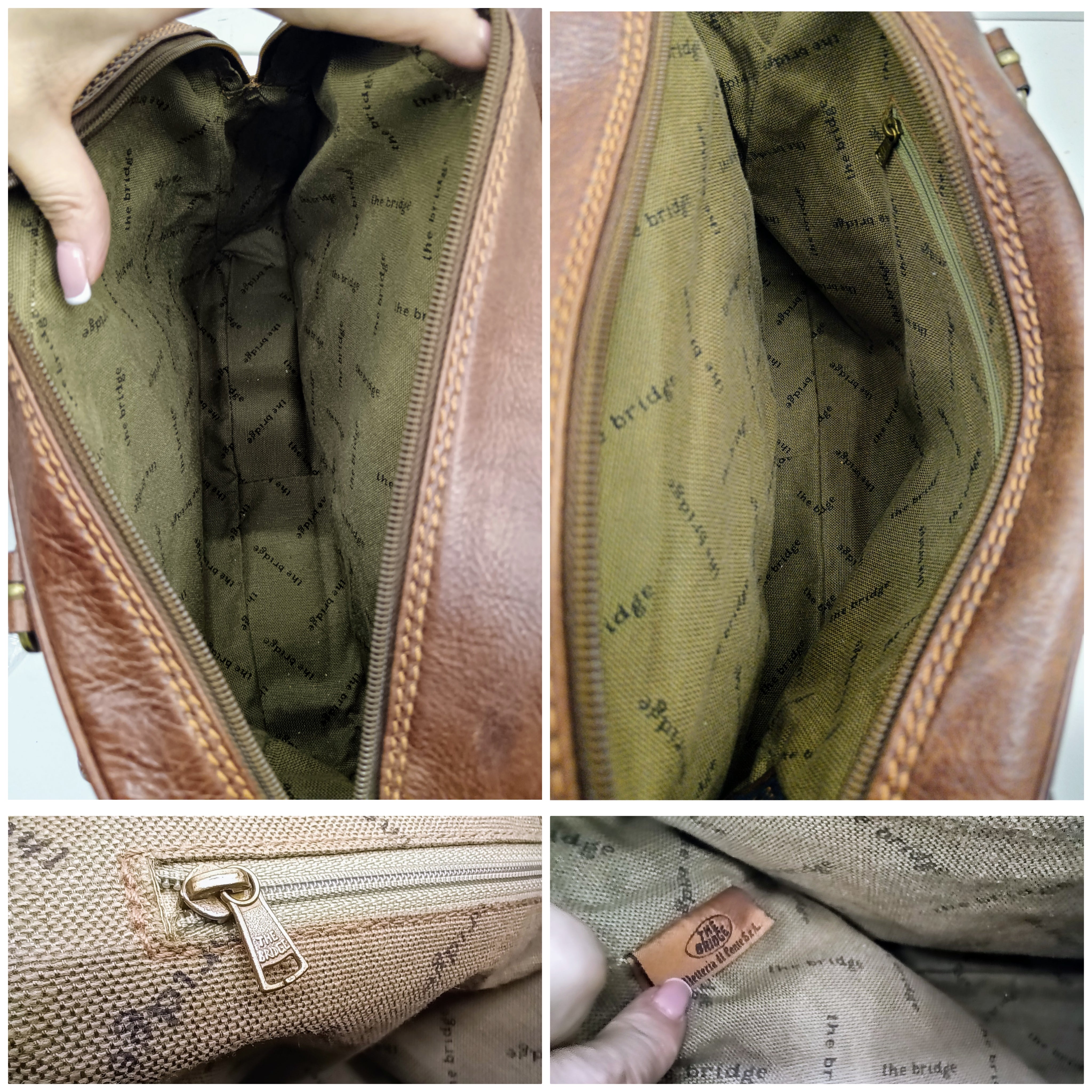 The Bridge – Postina Borsa Viaggio Camera Bag Doppia Messenger Pilotina Story Vintage