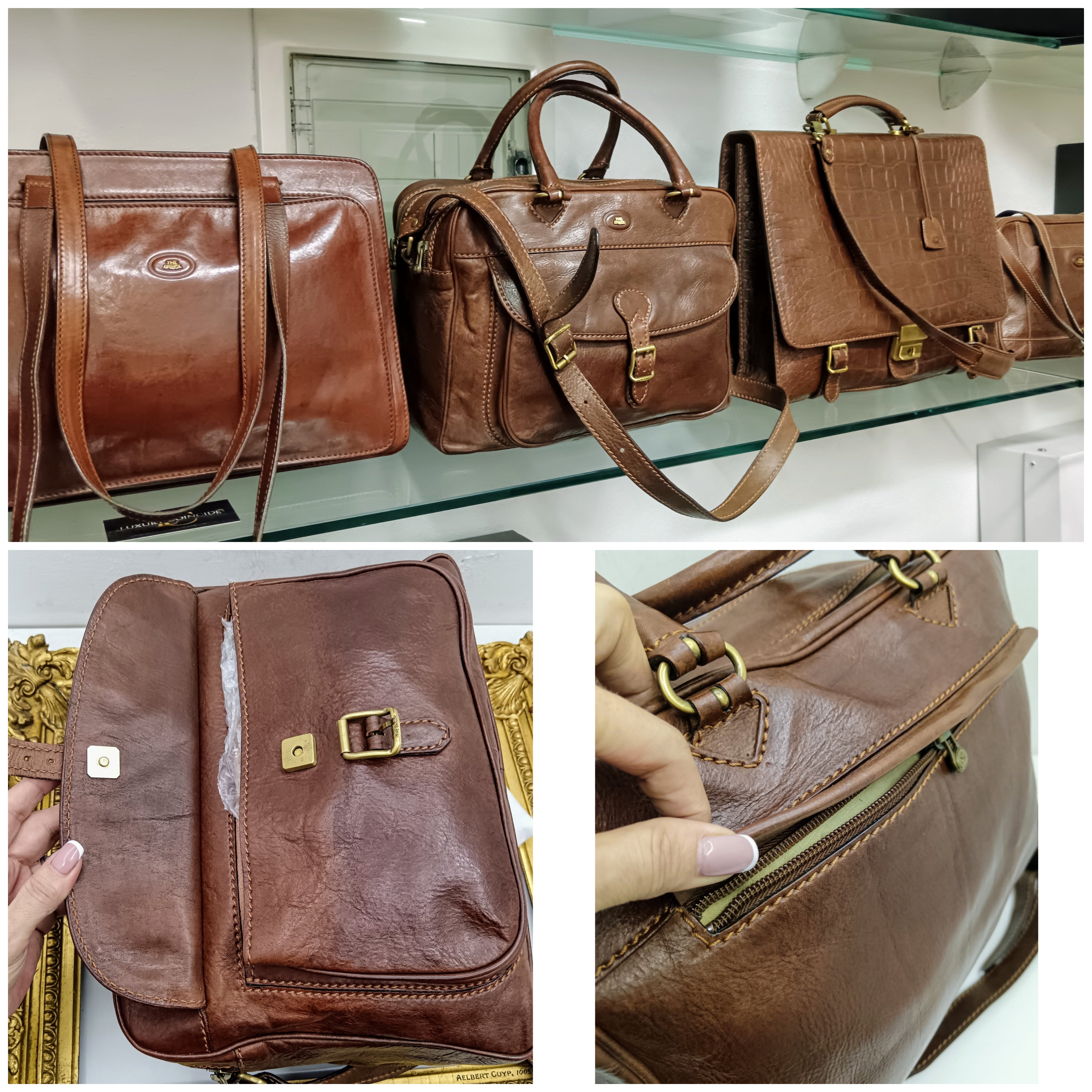 The Bridge – Postina Borsa Viaggio Camera Bag Doppia Messenger Pilotina Story Vintage