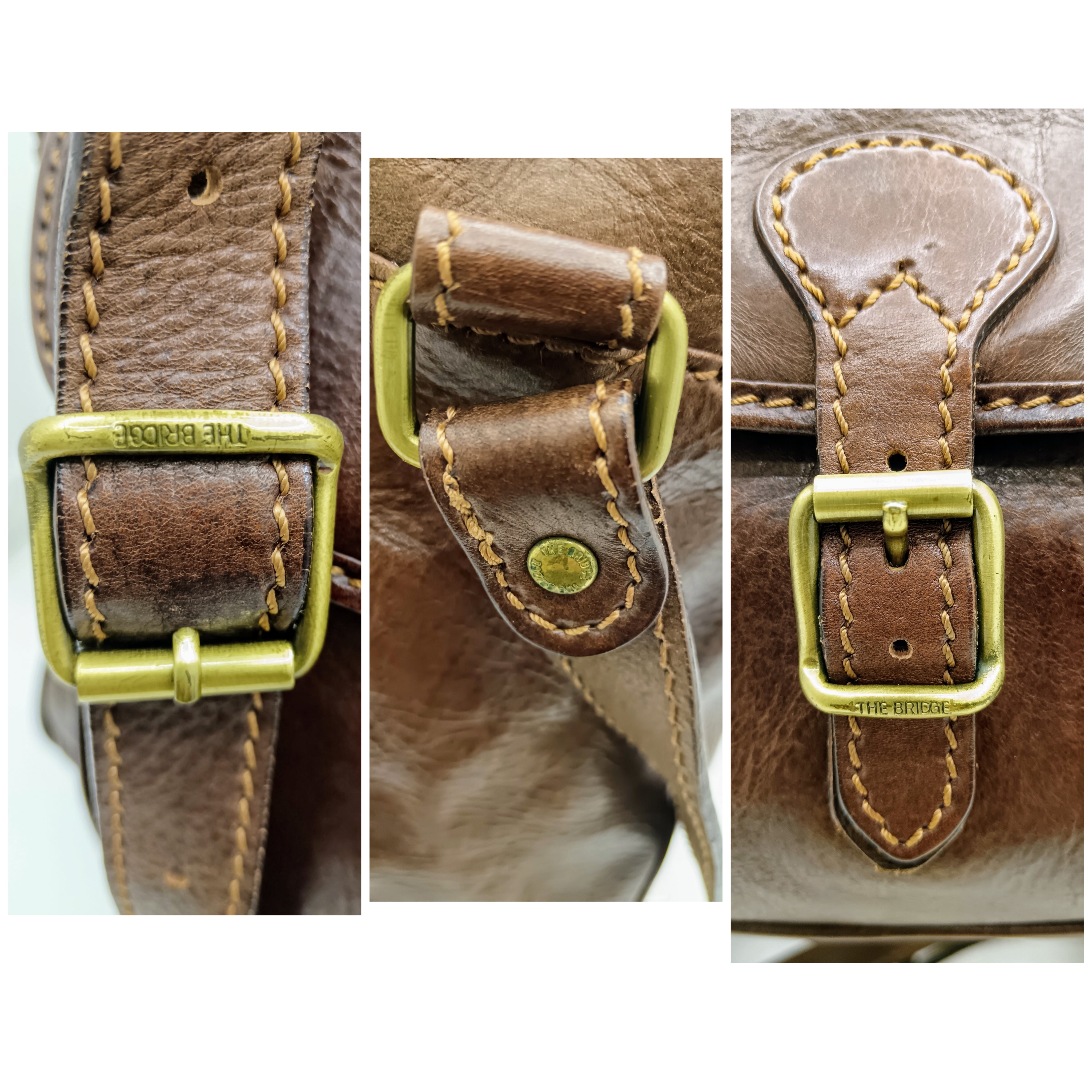 The Bridge – Postina Borsa Viaggio Camera Bag Doppia Messenger Pilotina Story Vintage