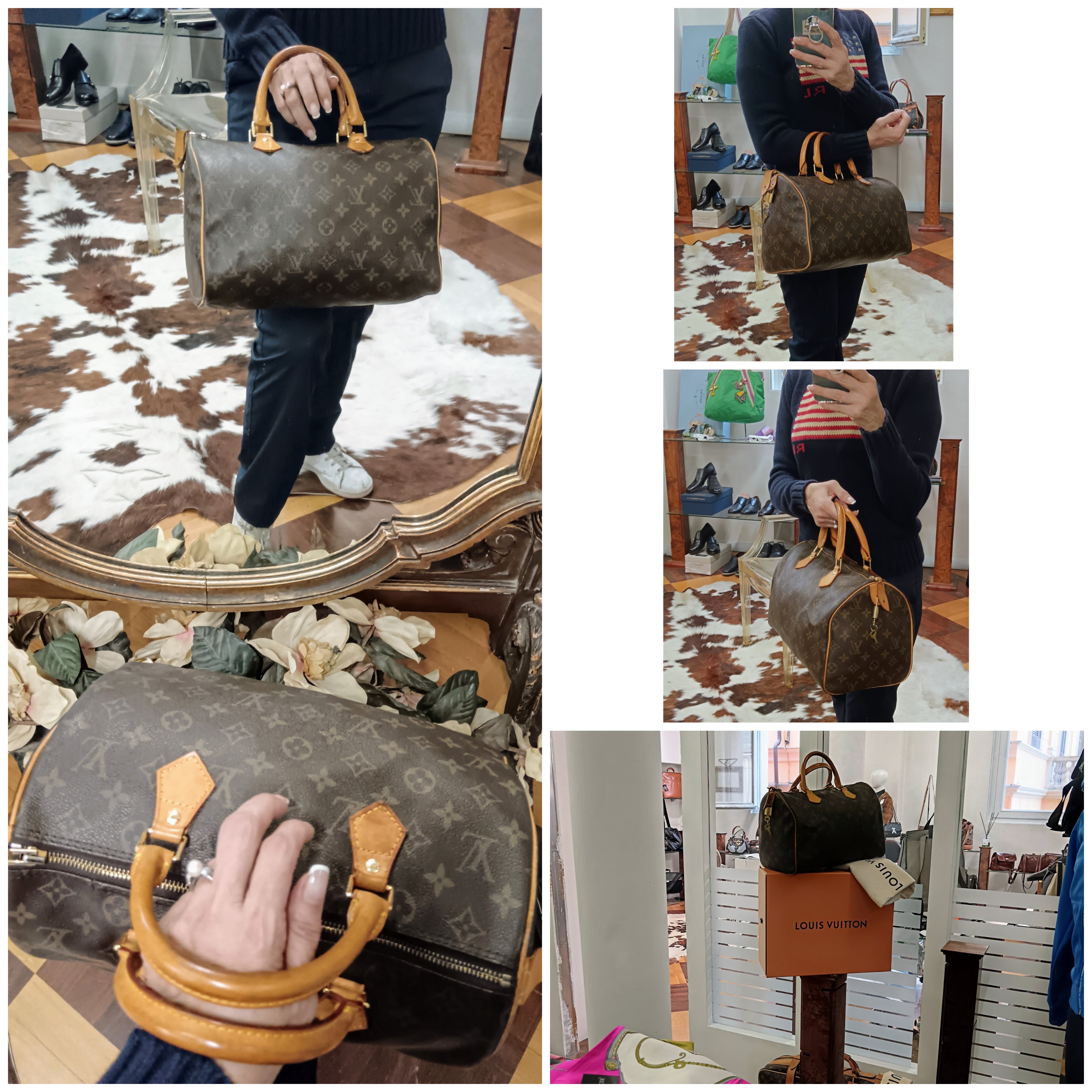 Louis Vuitton – Bauletto Speedy 30 Canvas Monogram · Full Set