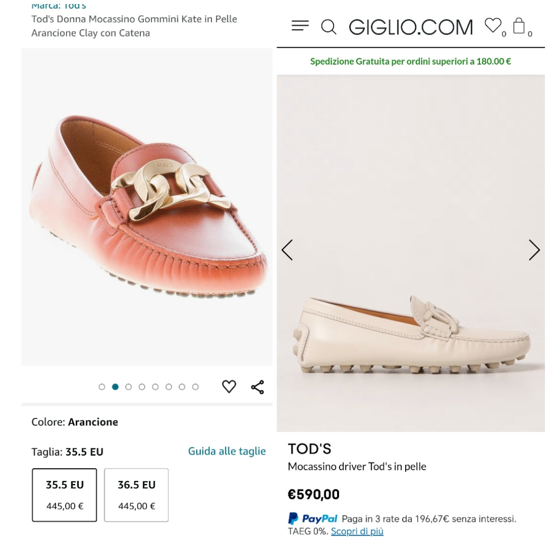 Tod’s - Mocassini Kate Gommino Donna Pelle Rosa Cipria