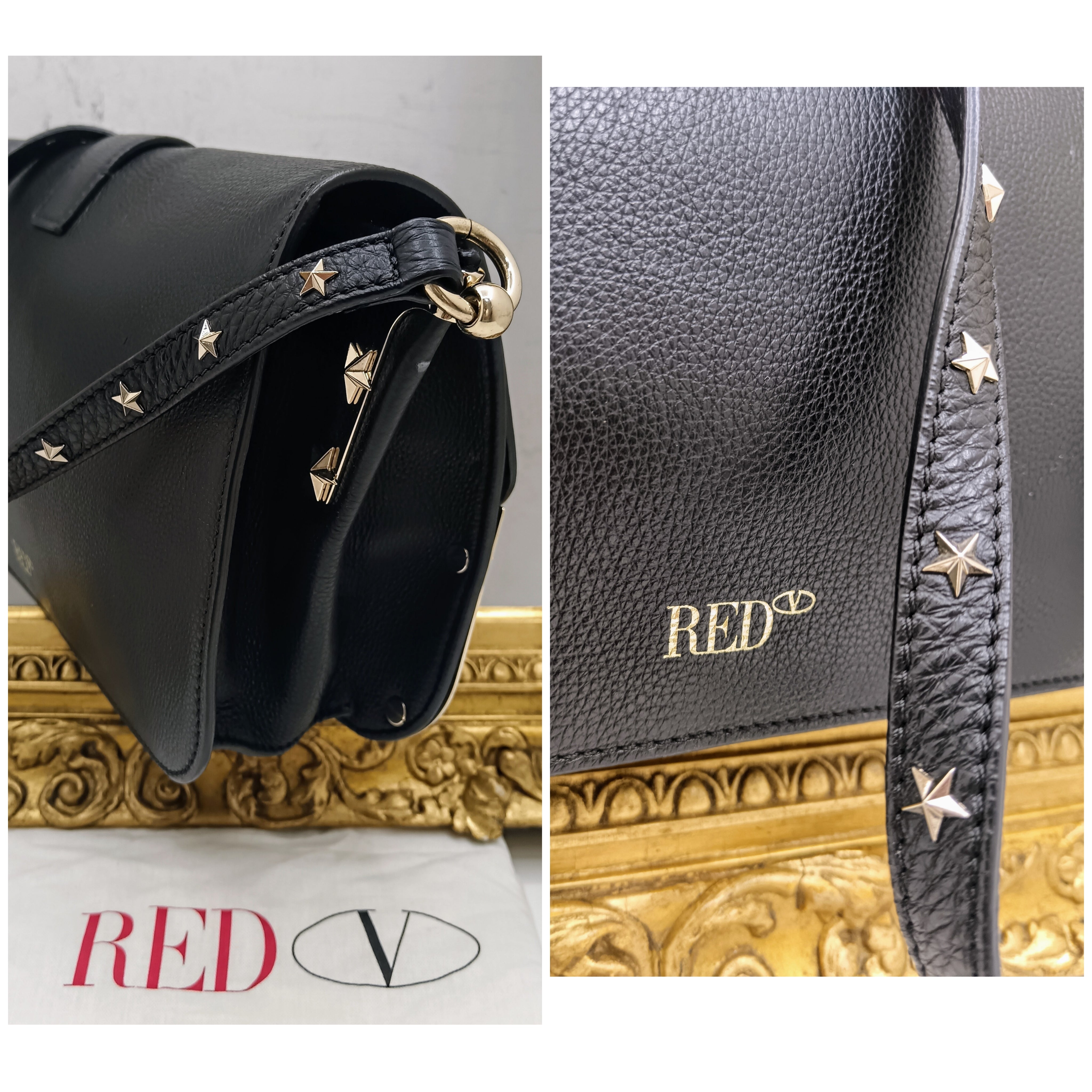 RED Valentino Garavani – Borsa a spalla pelle nera