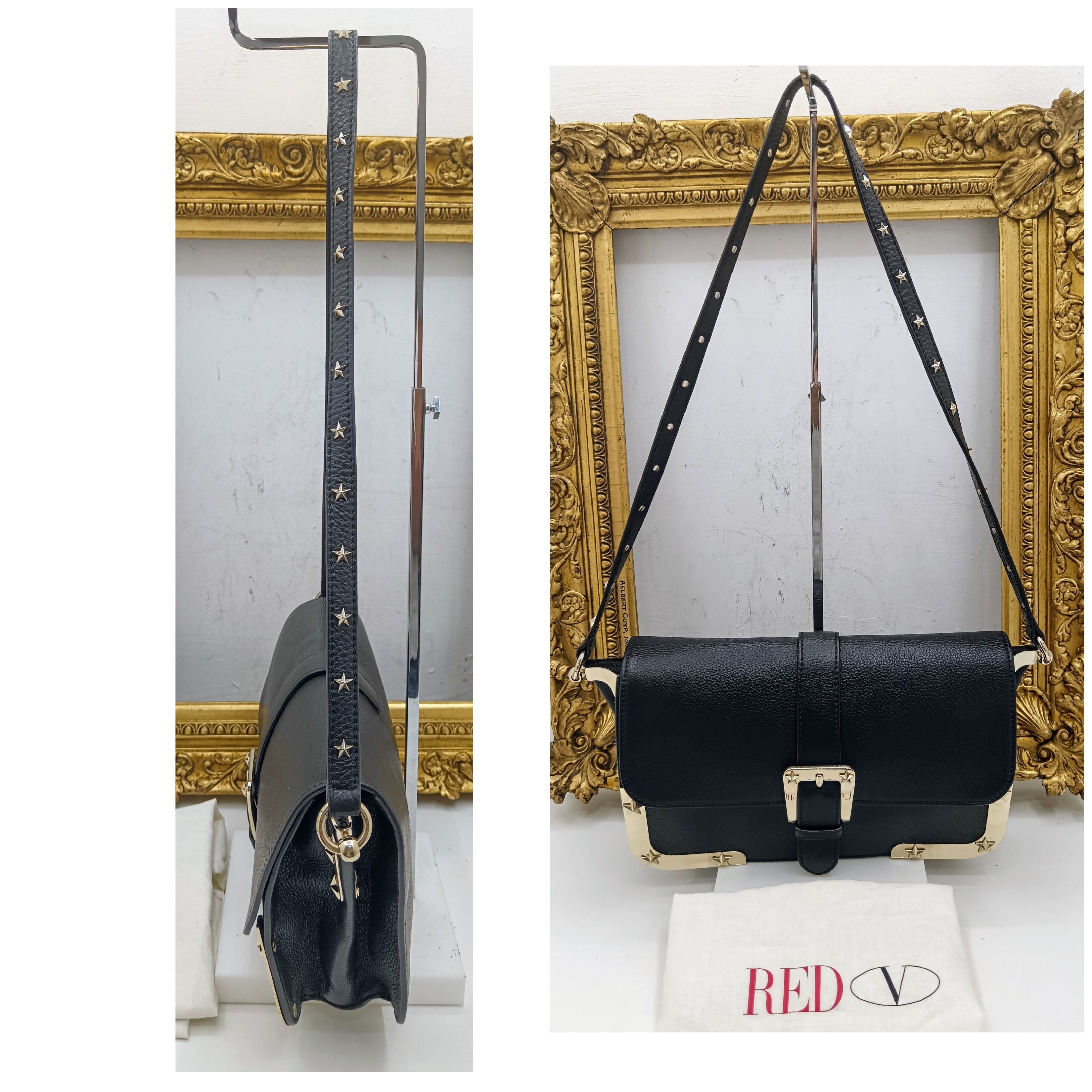 RED Valentino Garavani – Borsa a spalla pelle nera