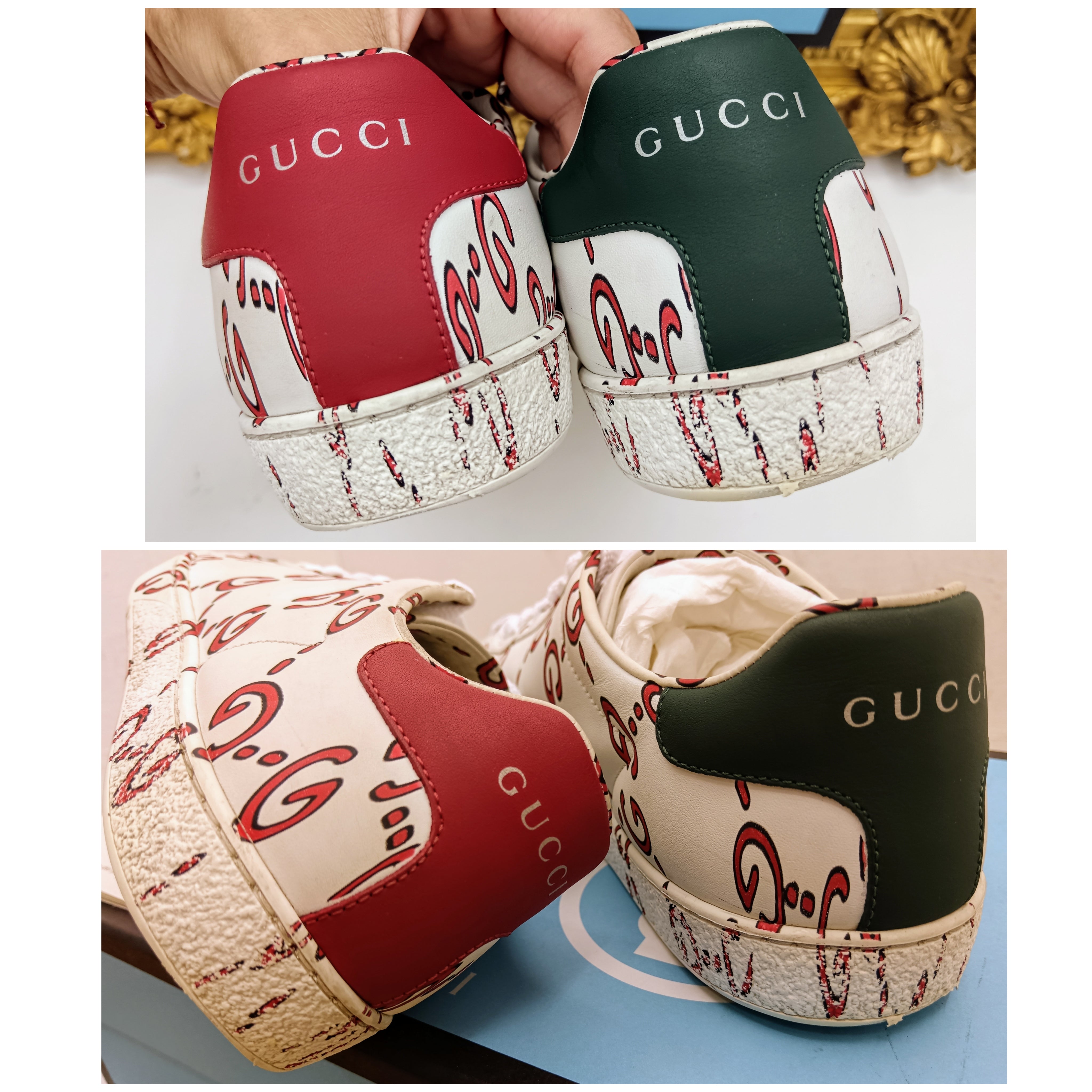 Gucci – Sneakers Ace Apollo Big Logo Pelle Bianca Edizione Limitata