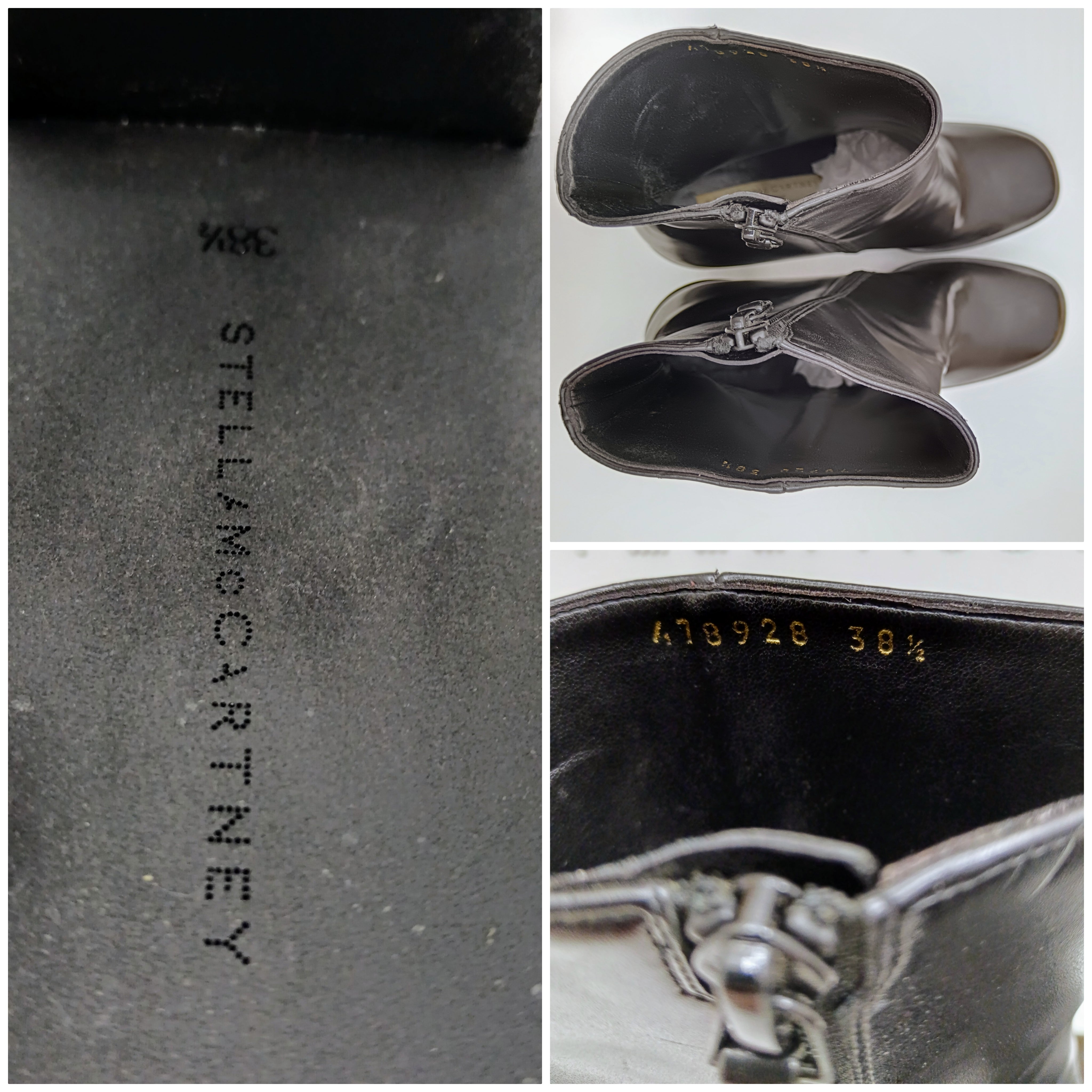 Stella Mccartney – Stivaletti Tronchetti Elyse Pelle Vegana Nera