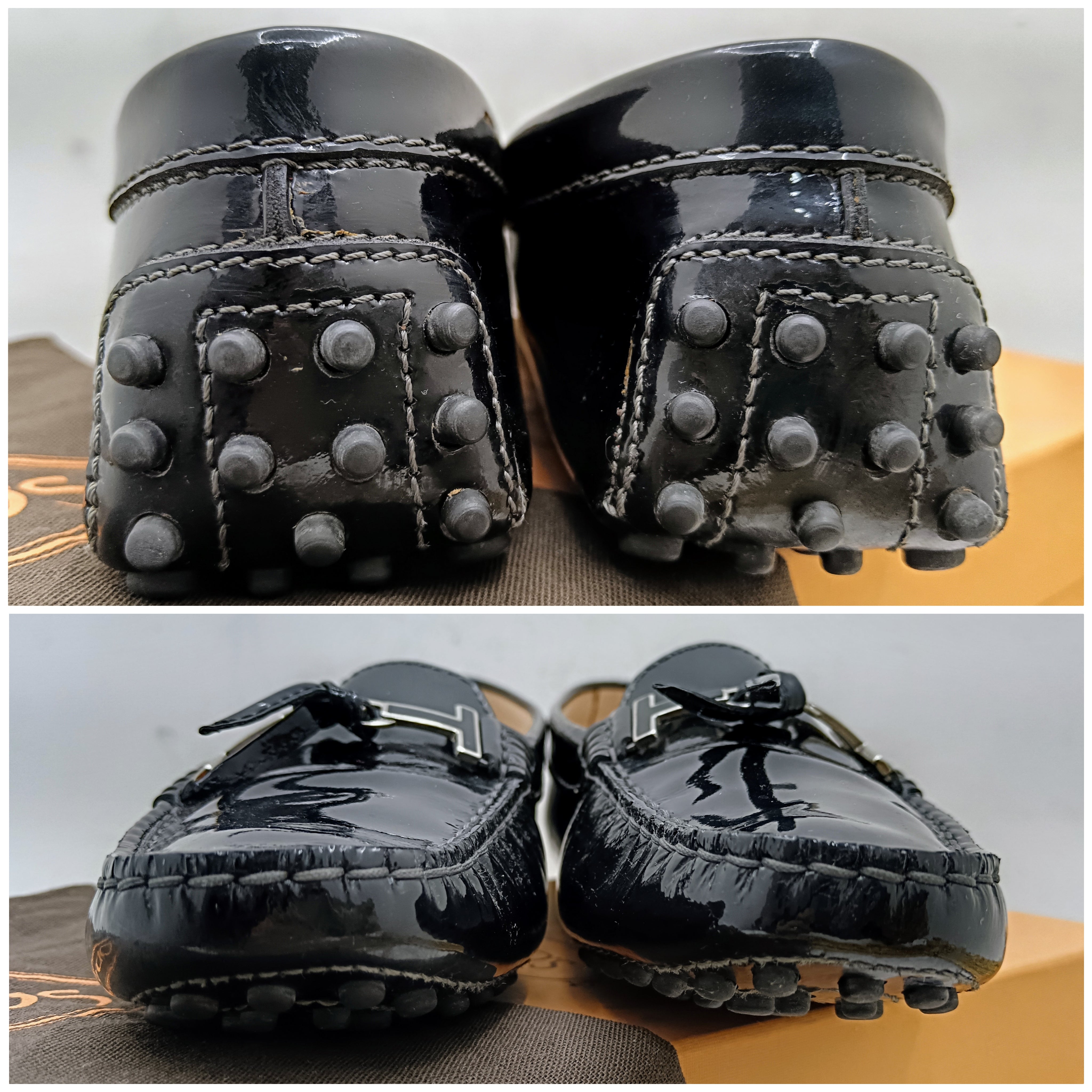 Tod’s – Mocassini “City” Gommino Vernice Nera
