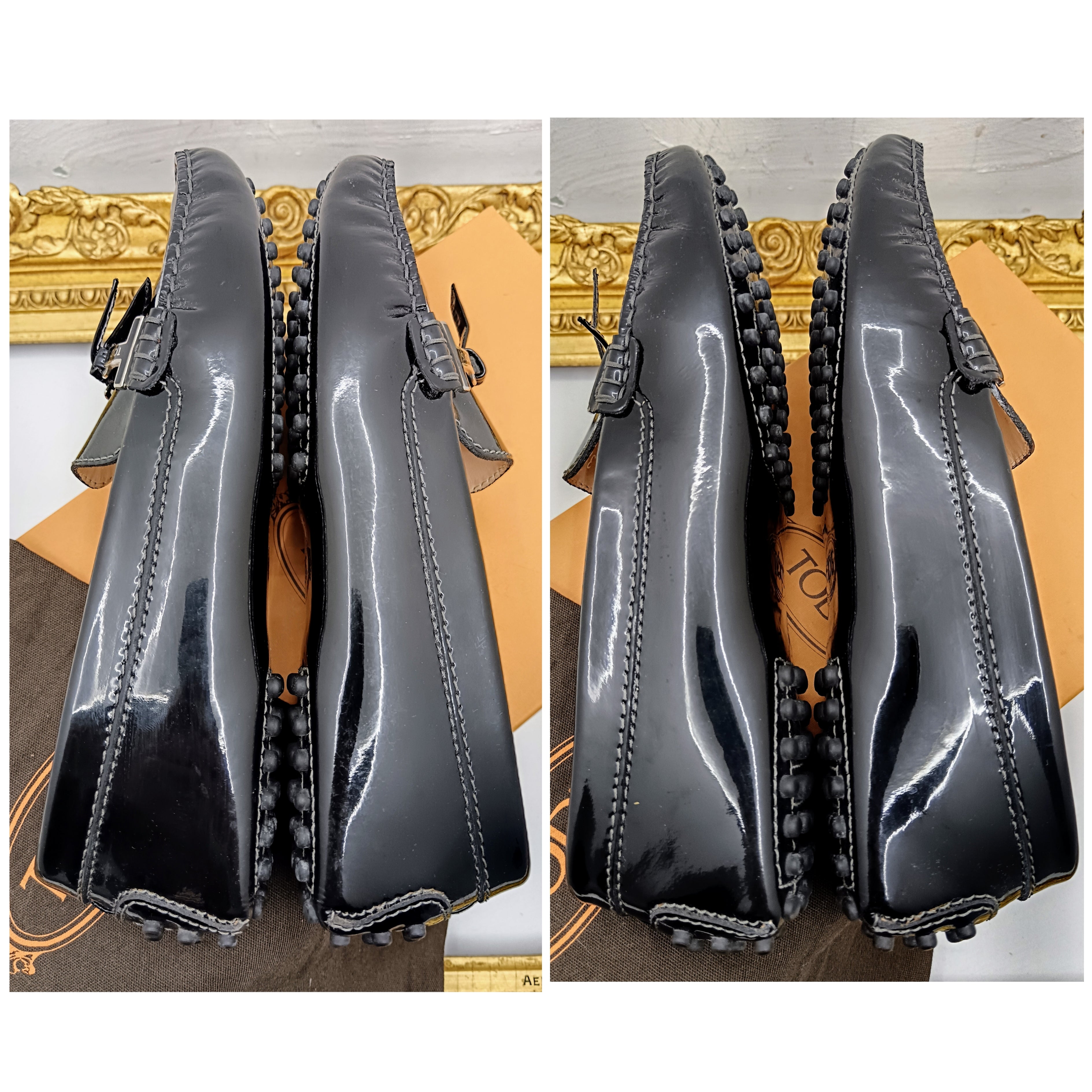 Tod’s – Mocassini “City” Gommino Vernice Nera