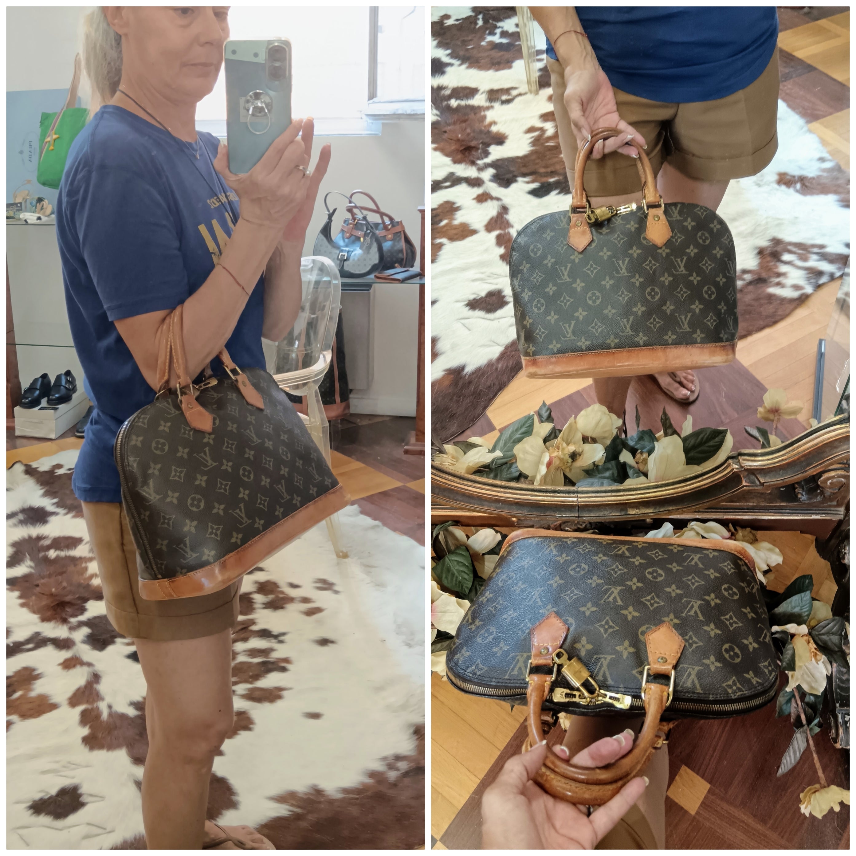 Louis Vuitton – Alma PM Borsa Tote Bag in Canvas Monogram Vintage
