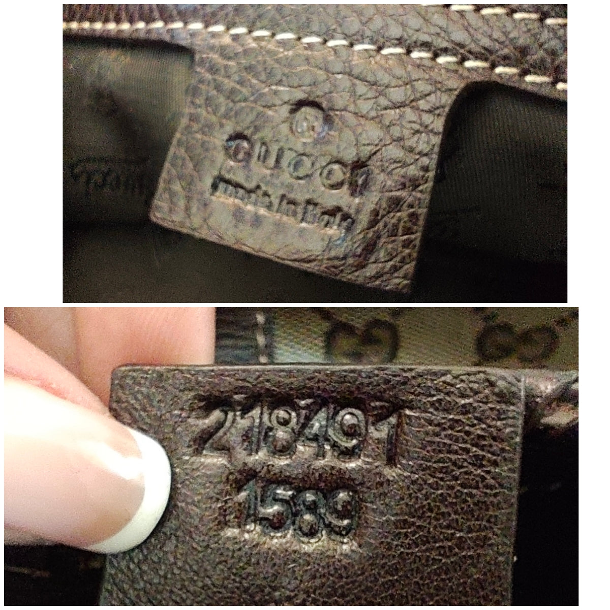 Gucci - Jackie Hobo Cristal in Canvas GG e Pelle Testa di Moro