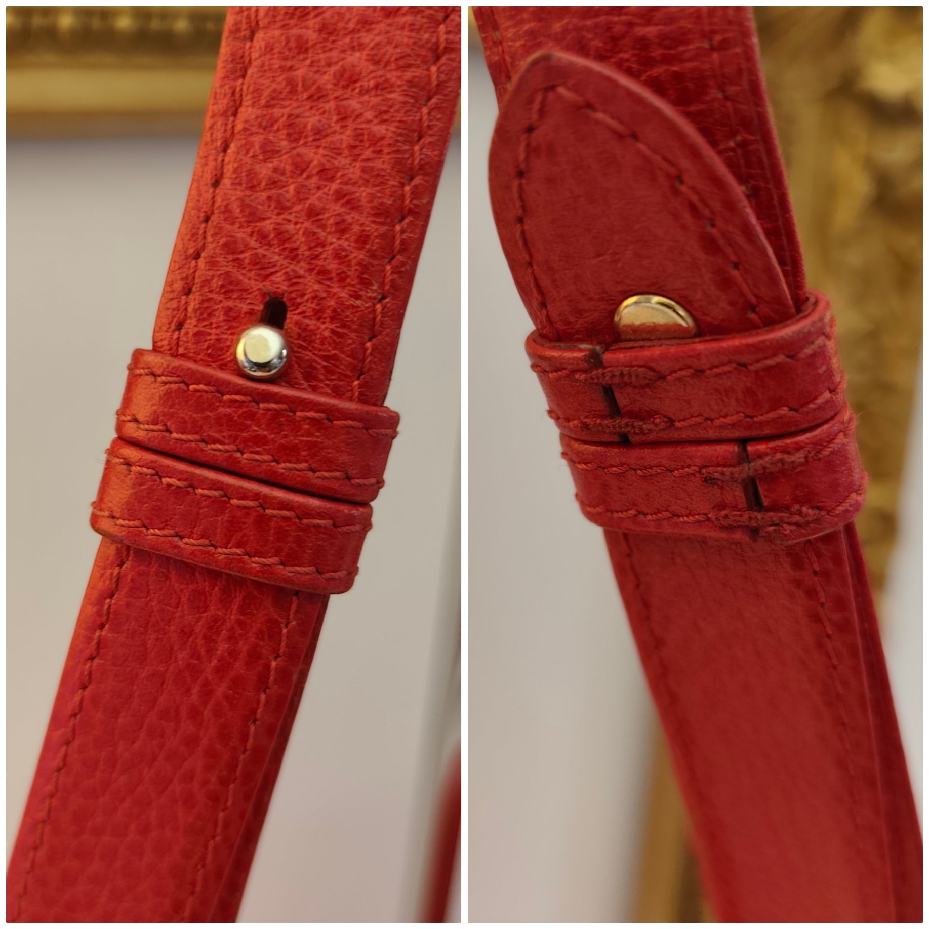 Cartier - Borsa a Spalla o Tracolla in Pelle Rossa