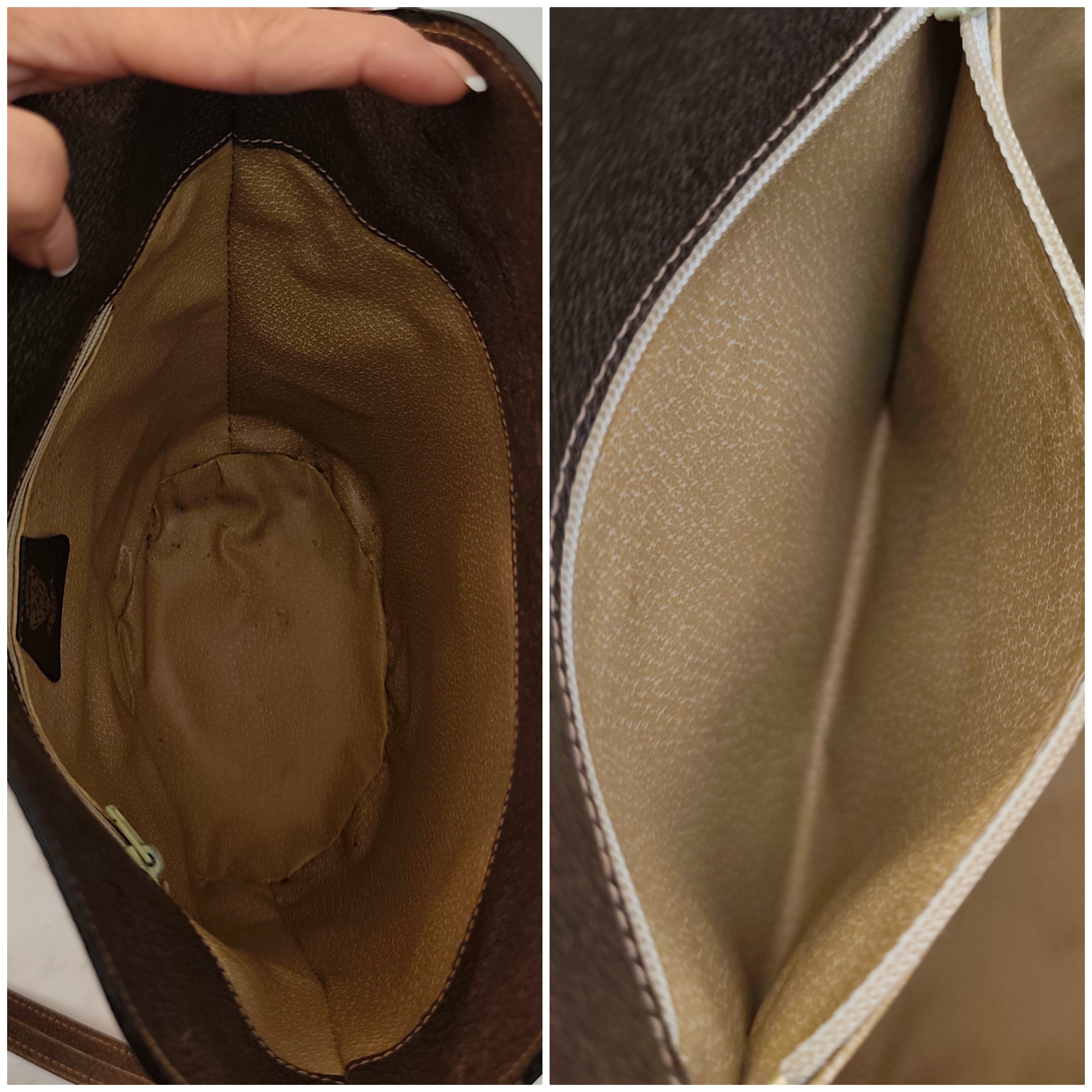 Gucci - Ophidia Secchiello Ovale in Canvas GG Beige e Pelle Vintage