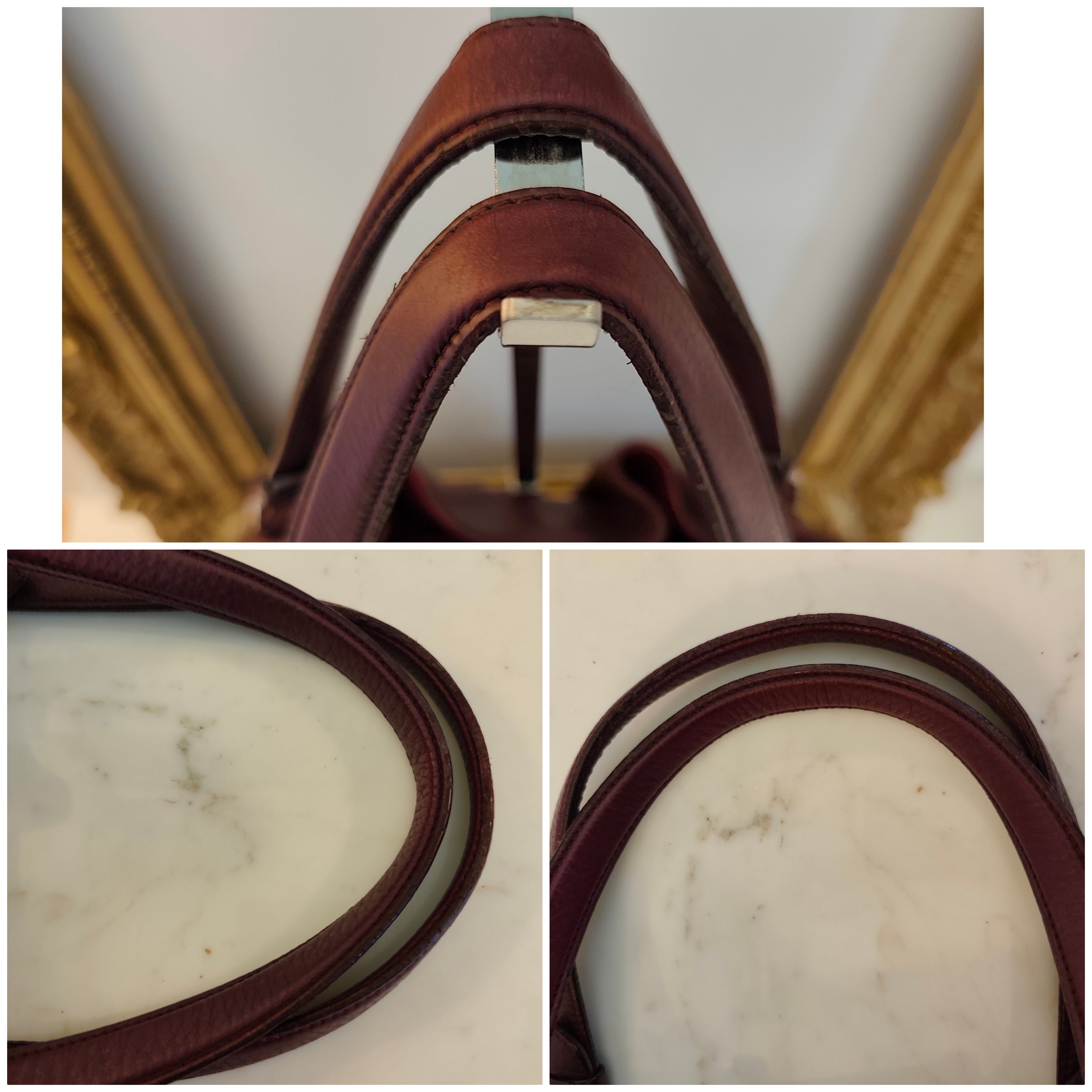 Tod's - Borsa a Spalla Tote Bag in Pelle Bordeaux